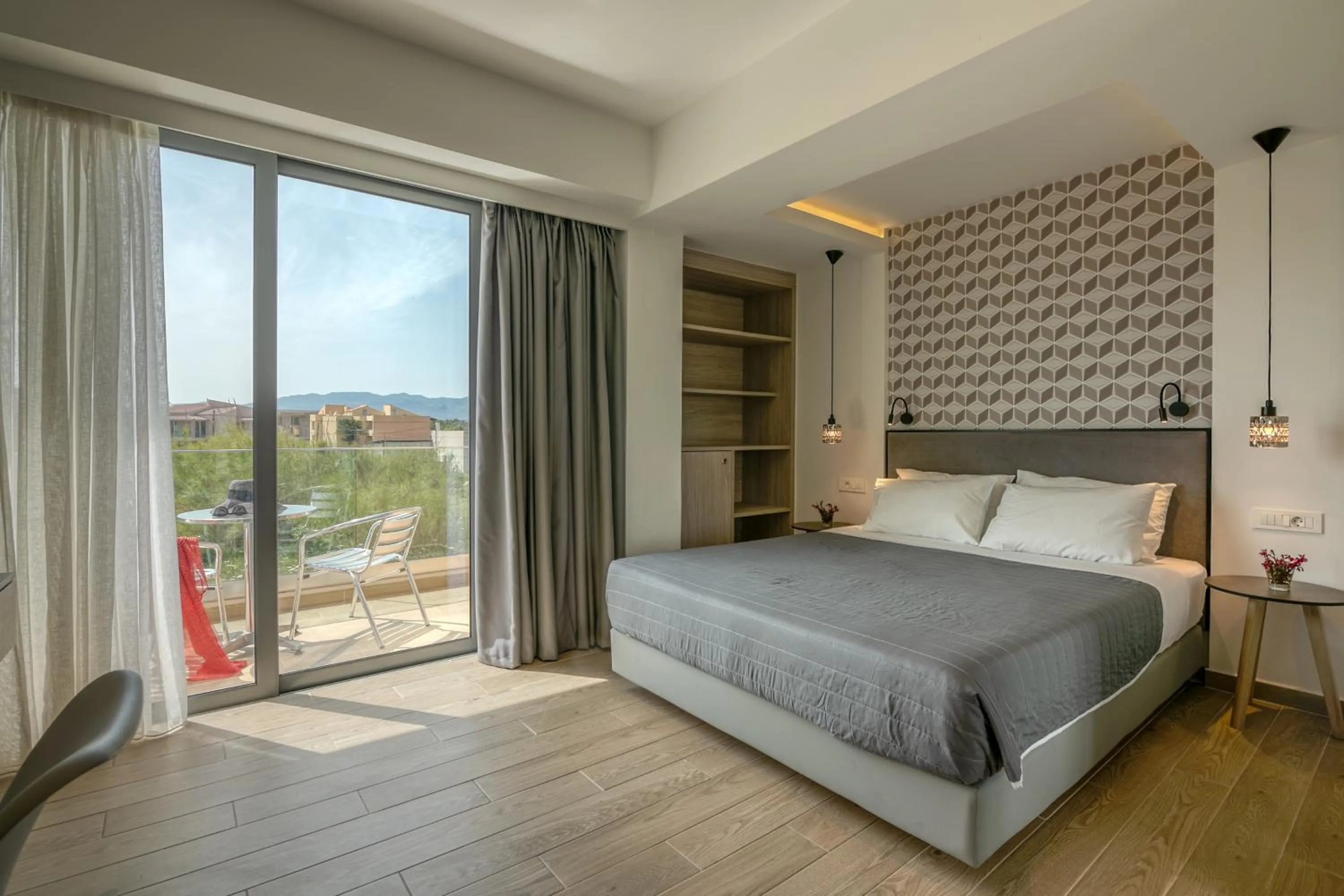 Bed in Castro Beach Hotel