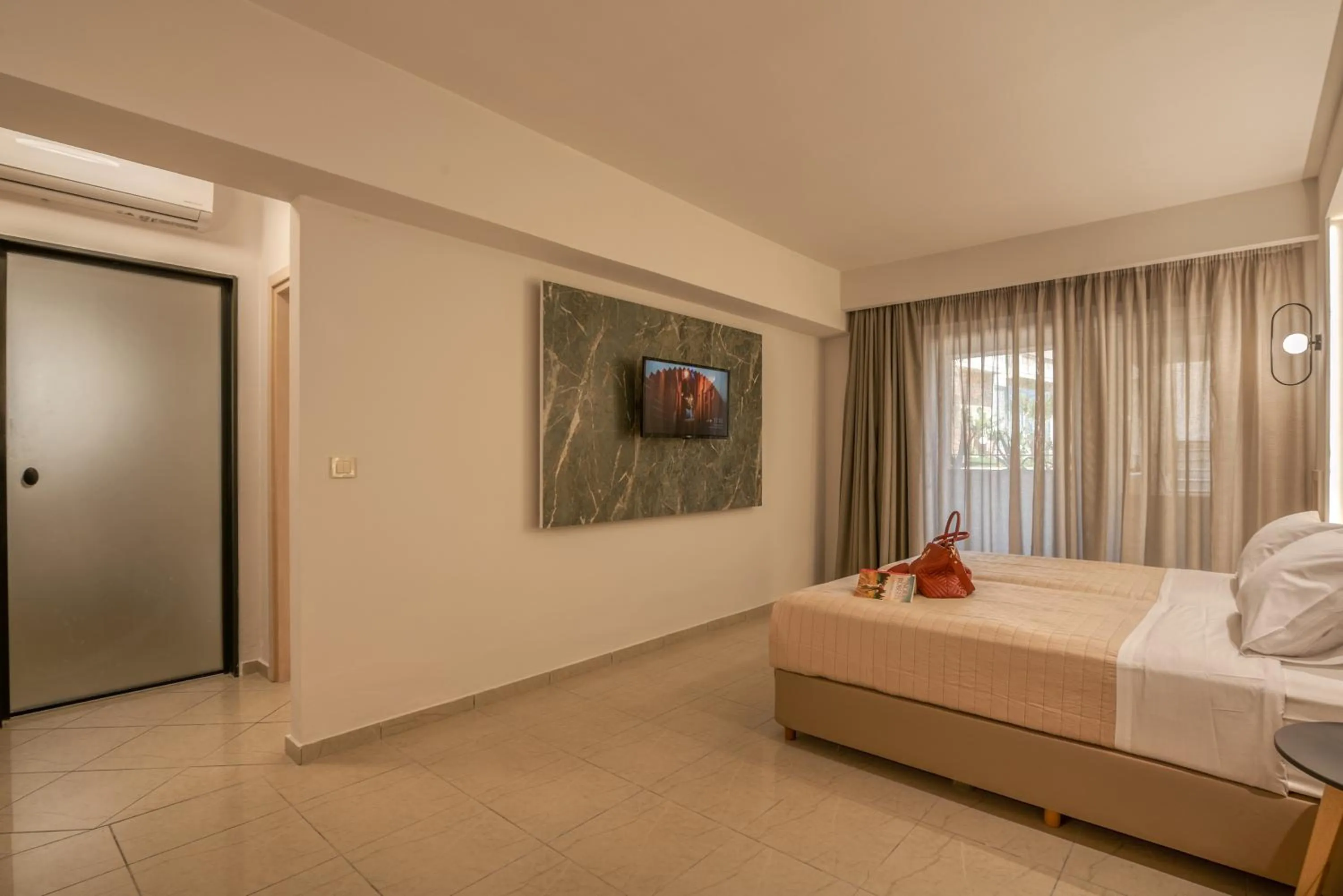 Bed in Castro Beach Hotel