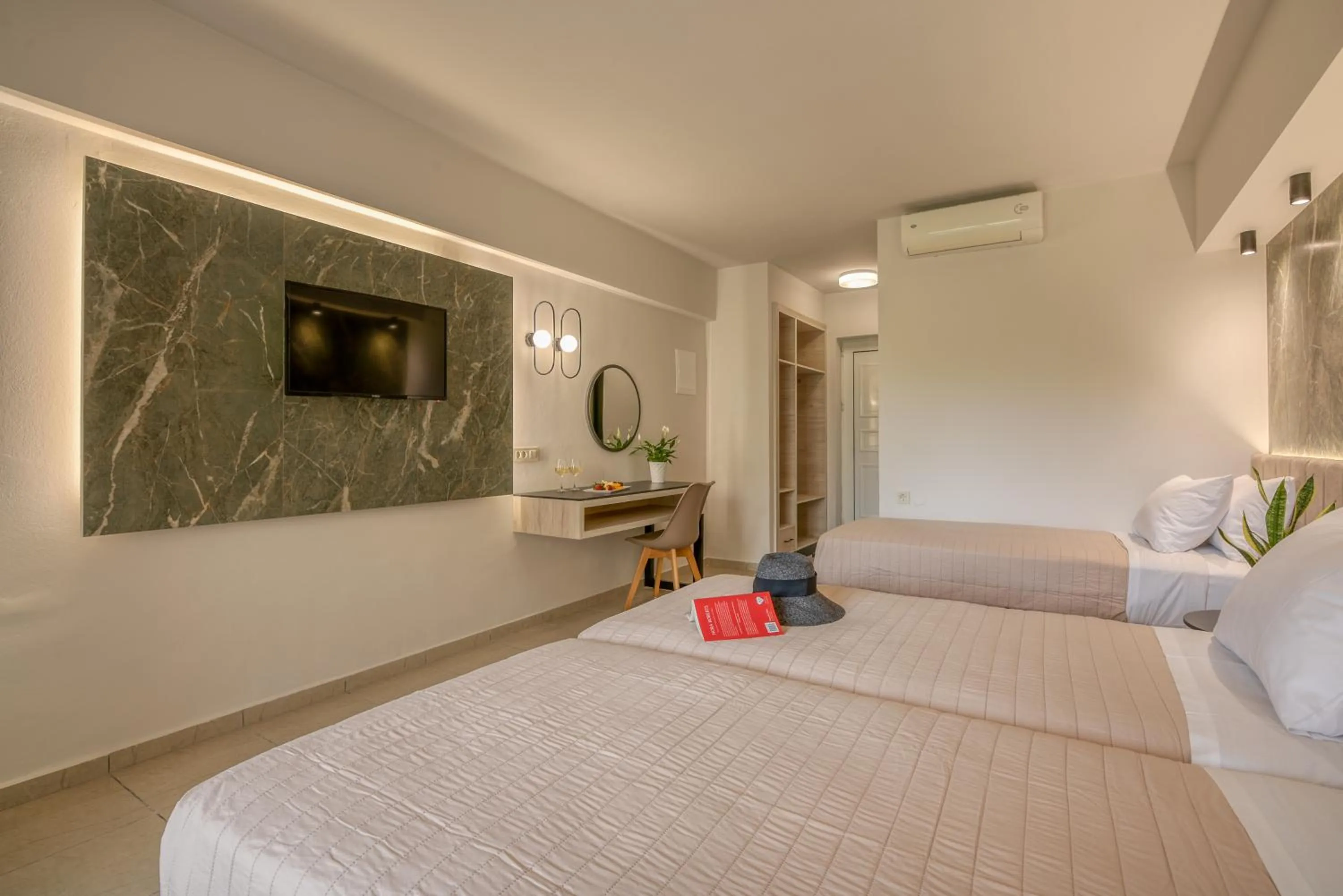 Bed in Castro Beach Hotel