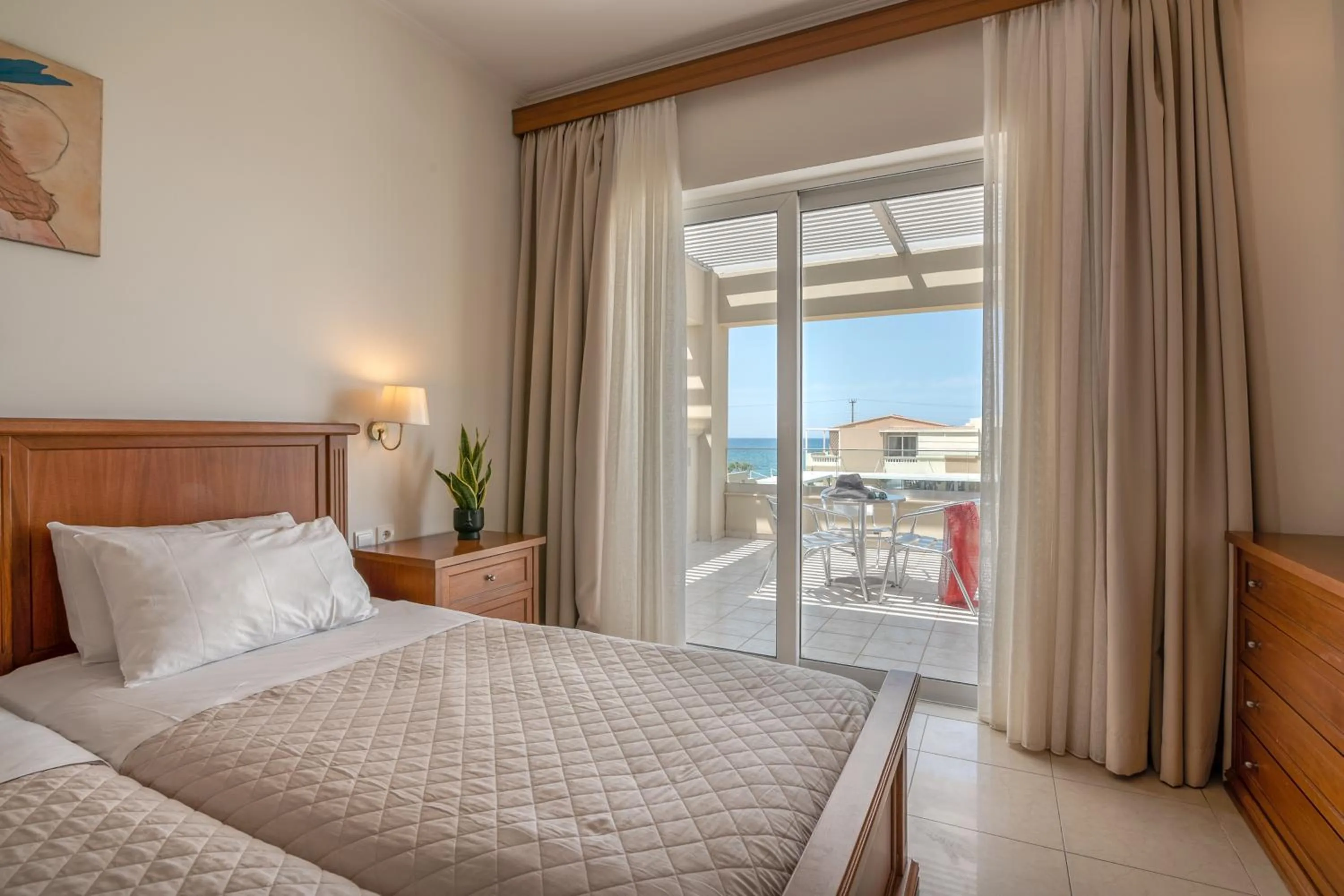 Bed in Castro Beach Hotel