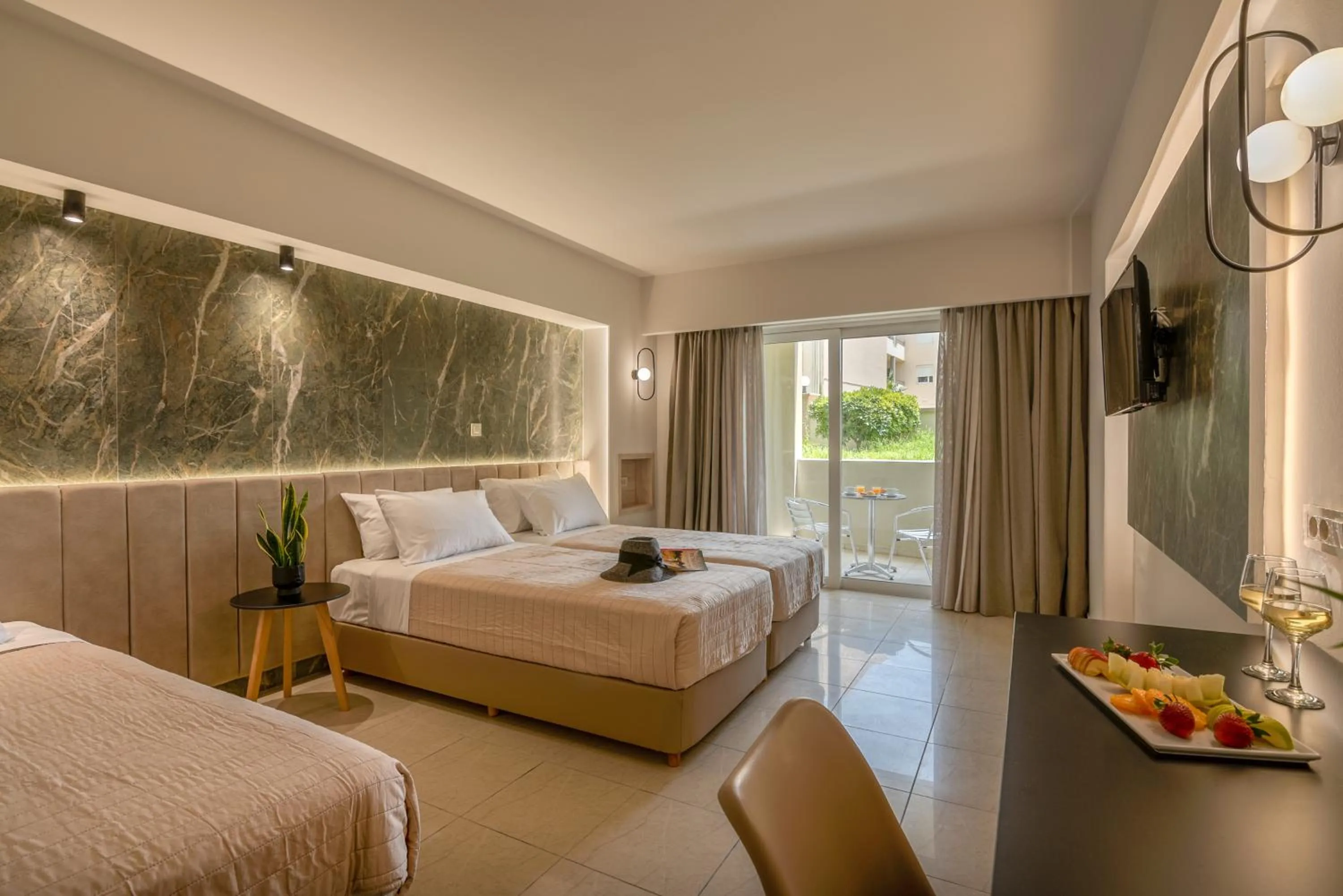 Bed in Castro Beach Hotel