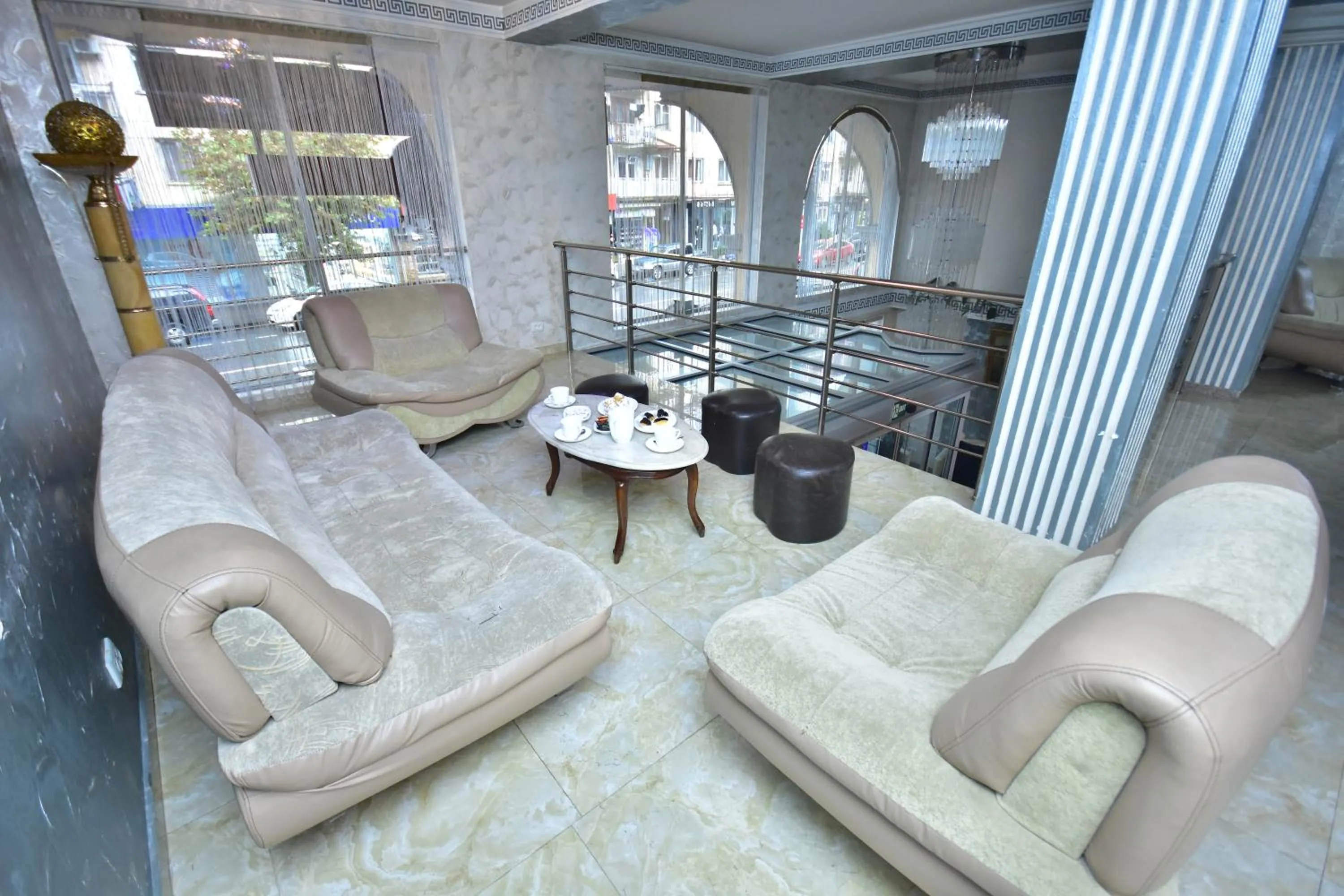 Seating area in Hotel Chao