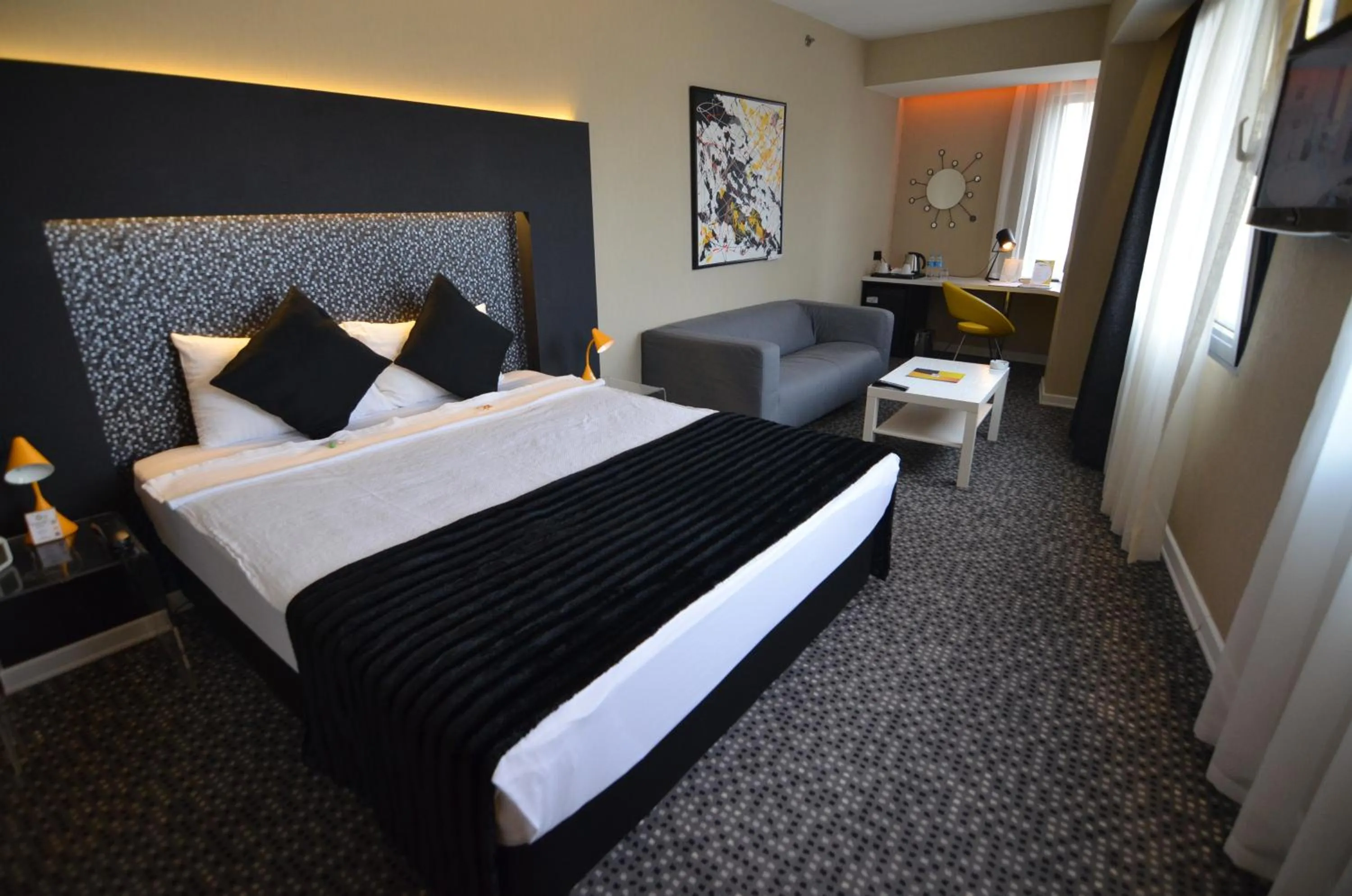 Photo of the whole room, Bed in Tempo Hotel Caglayan