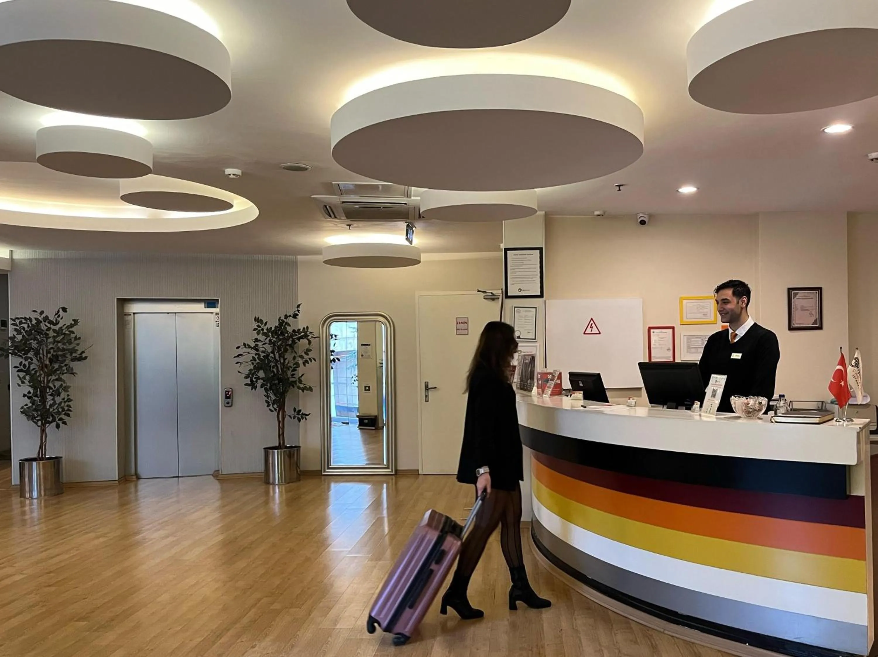 Lobby or reception in Tempo Hotel Caglayan