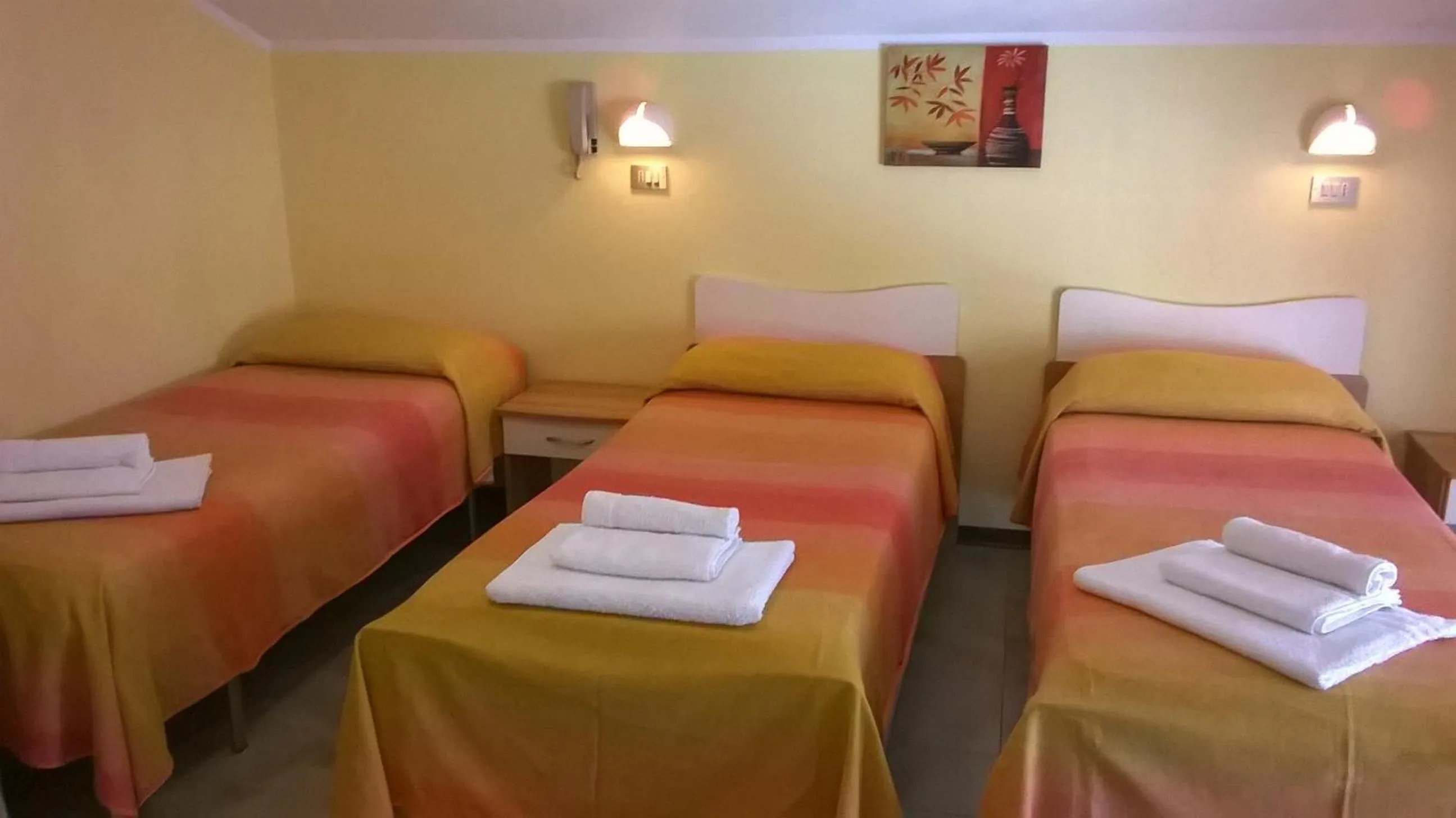 Bedroom, Bed in Hotel Carmen Viserba