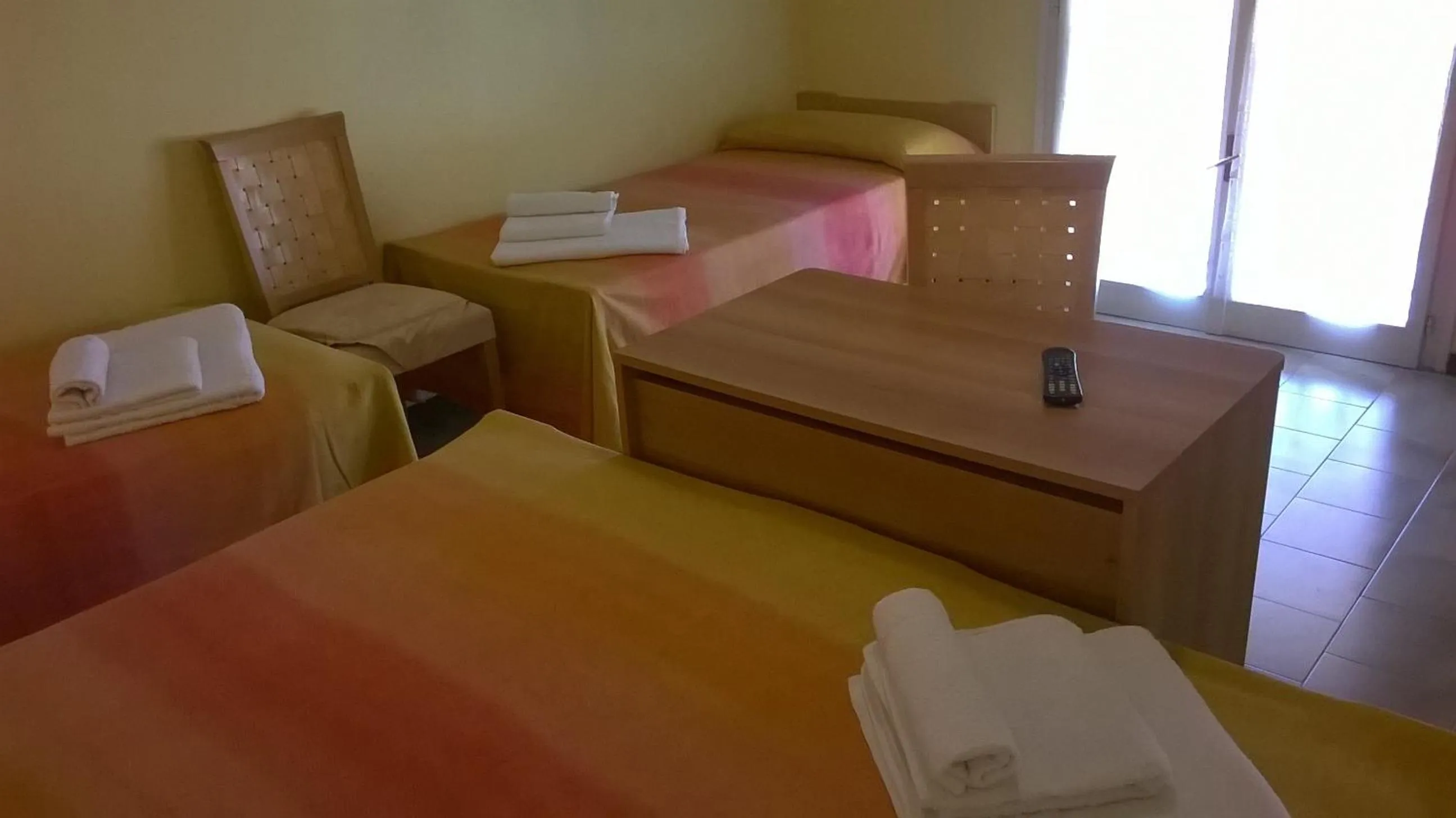 Bedroom, Bed in Hotel Carmen Viserba