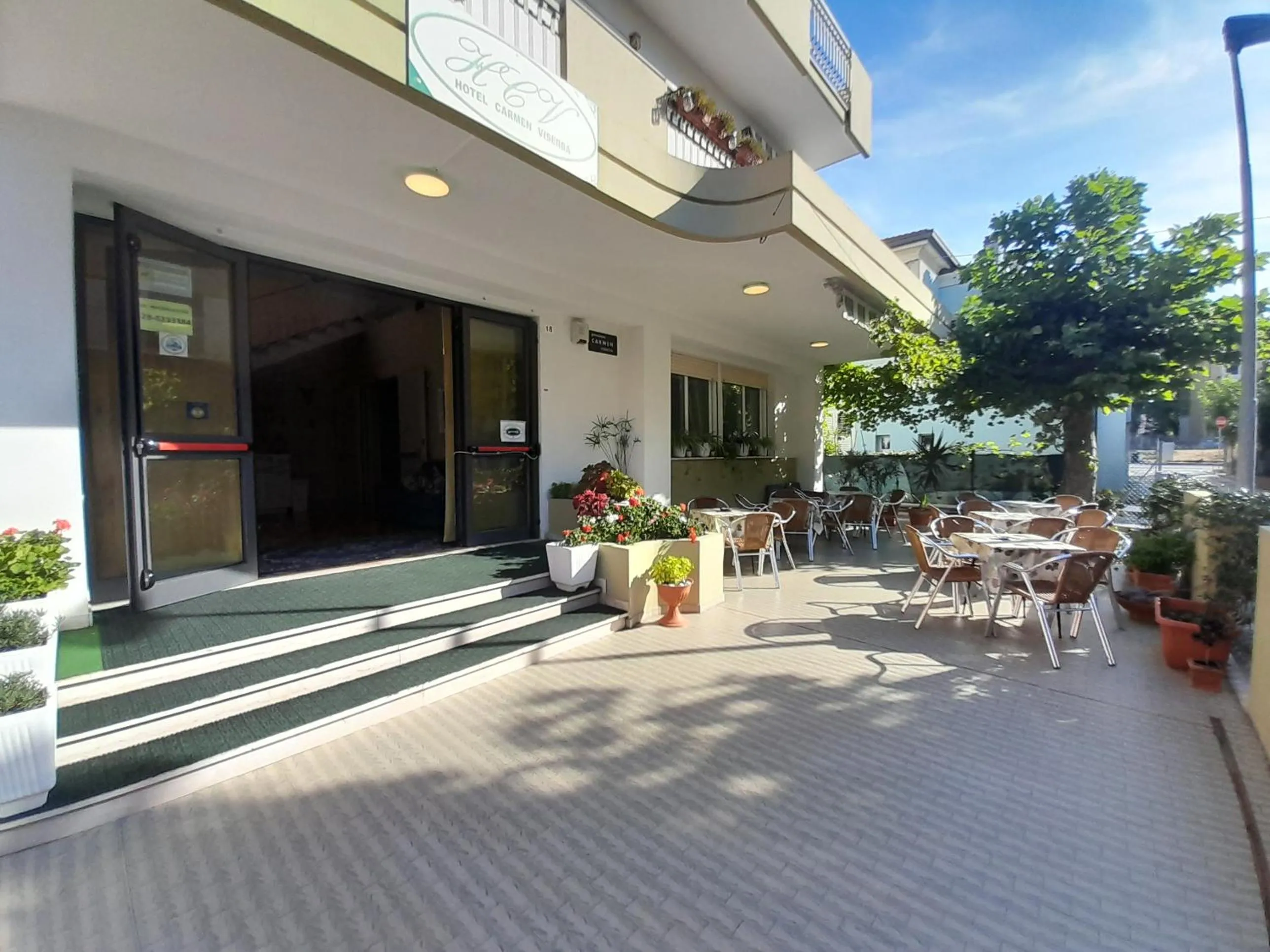 Property building in Hotel Carmen Viserba