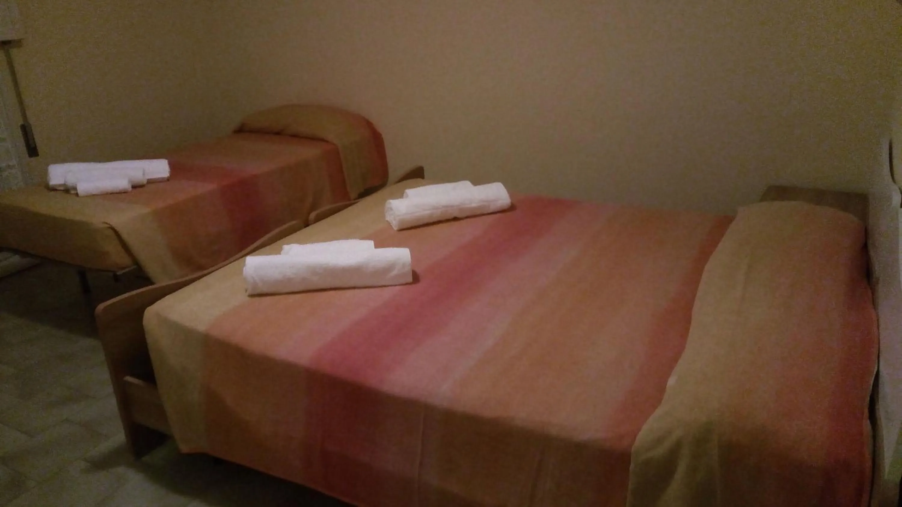 Bed in Hotel Carmen Viserba