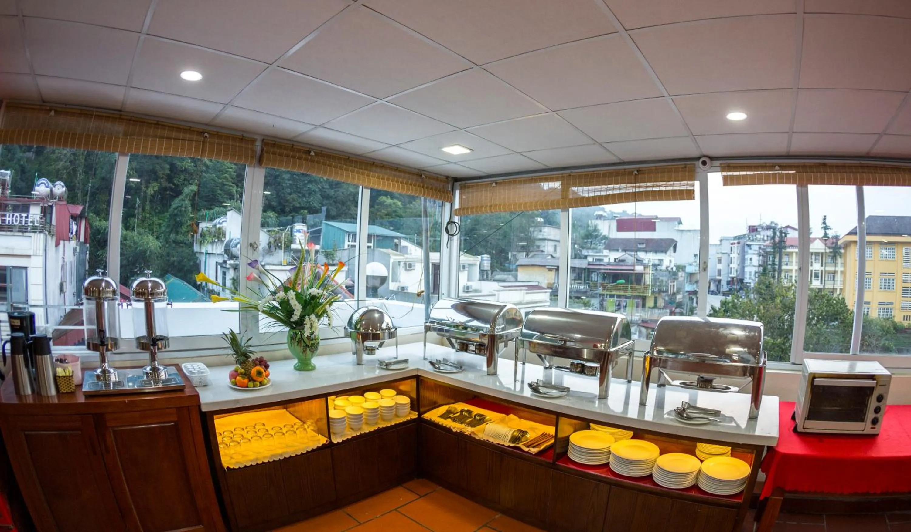 Continental breakfast in Sapa Land Hotel