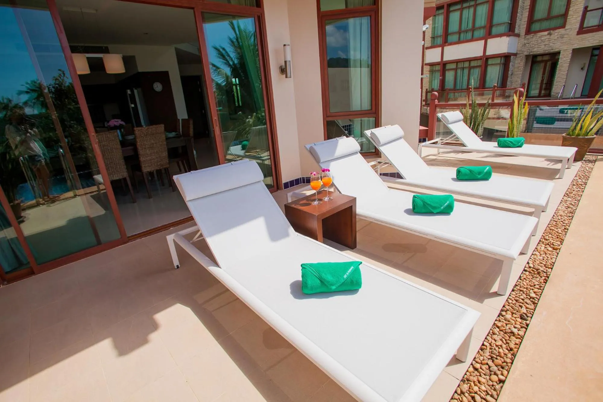 Seating area in Amatapura Villa 26