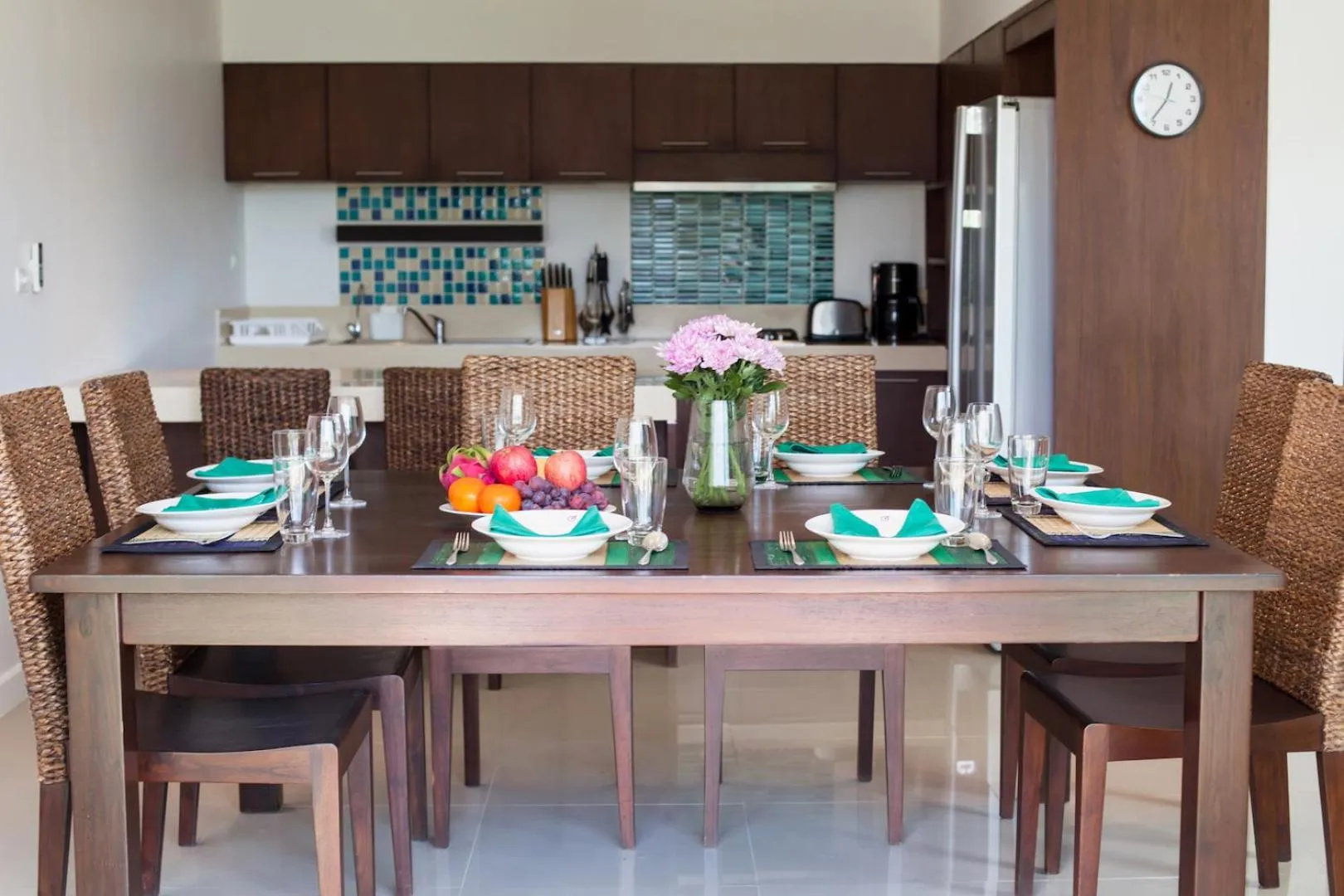 Kitchen or kitchenette in Amatapura Villa 26