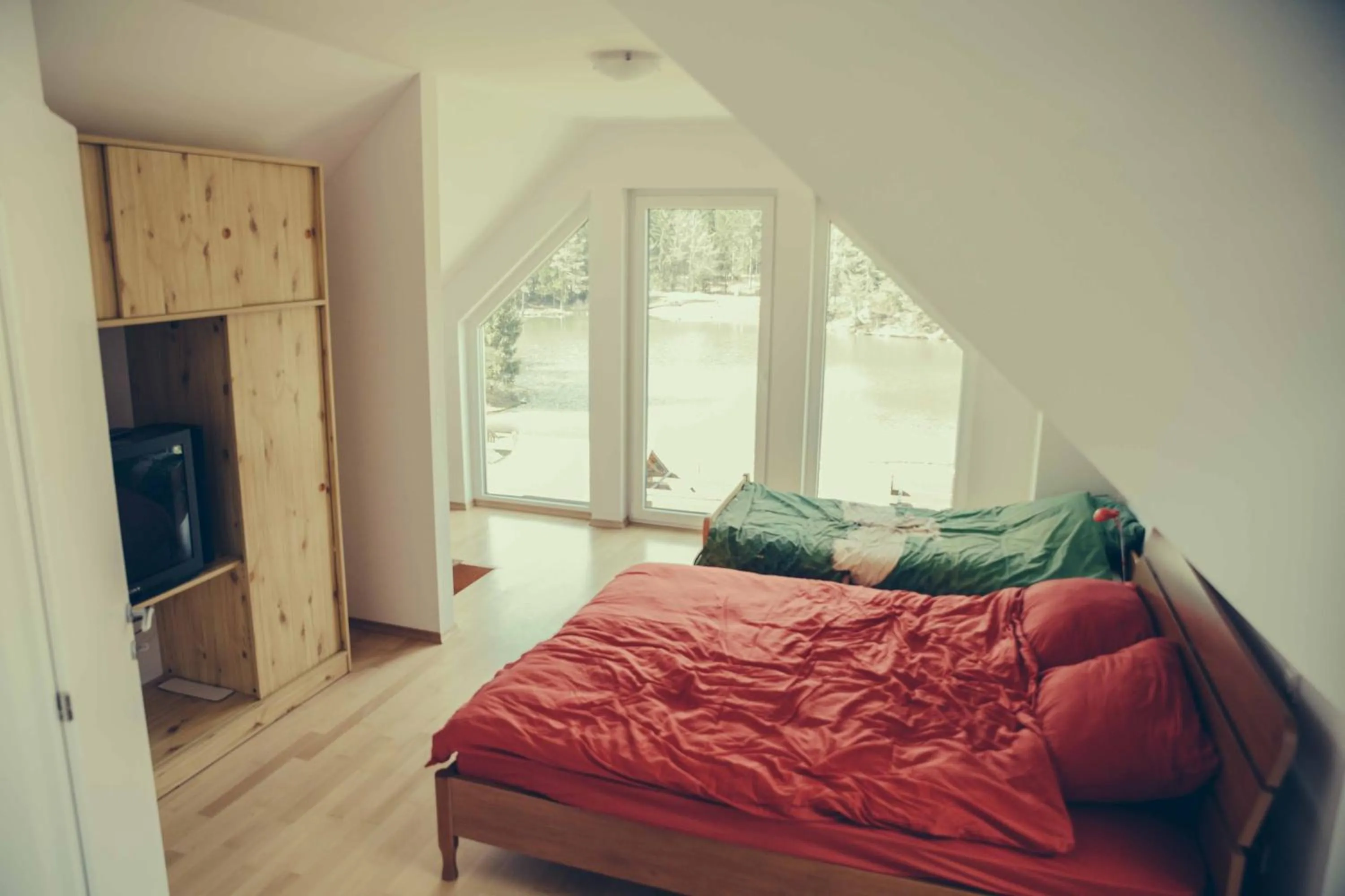 Bed in Hotel Rakitna