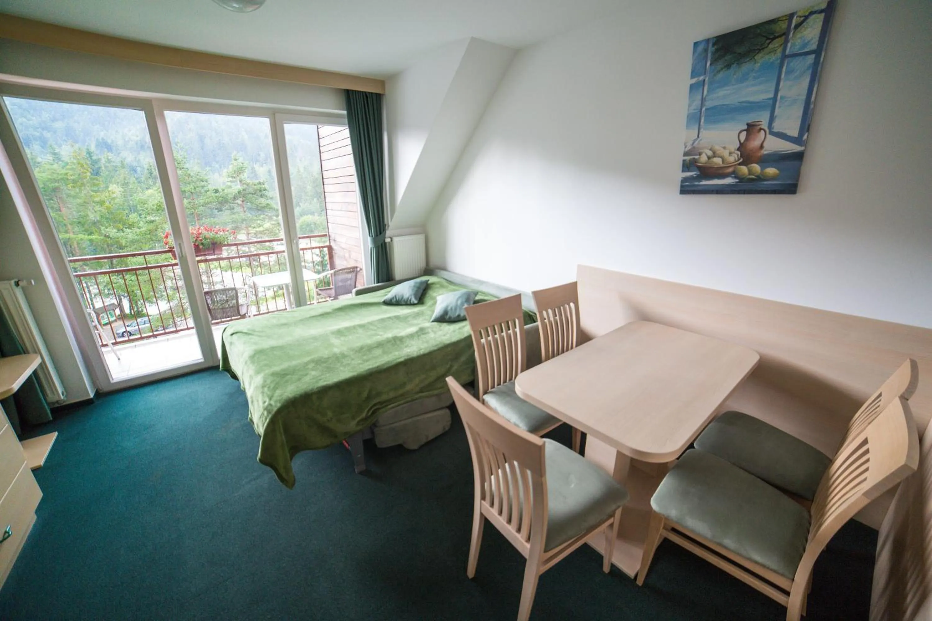 Bed in Hotel Rakitna