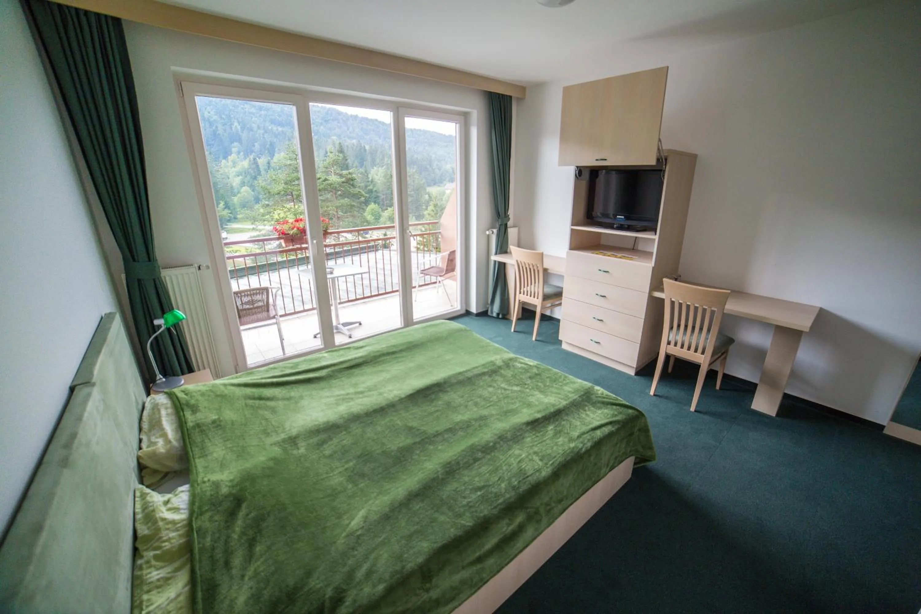 Bed in Hotel Rakitna