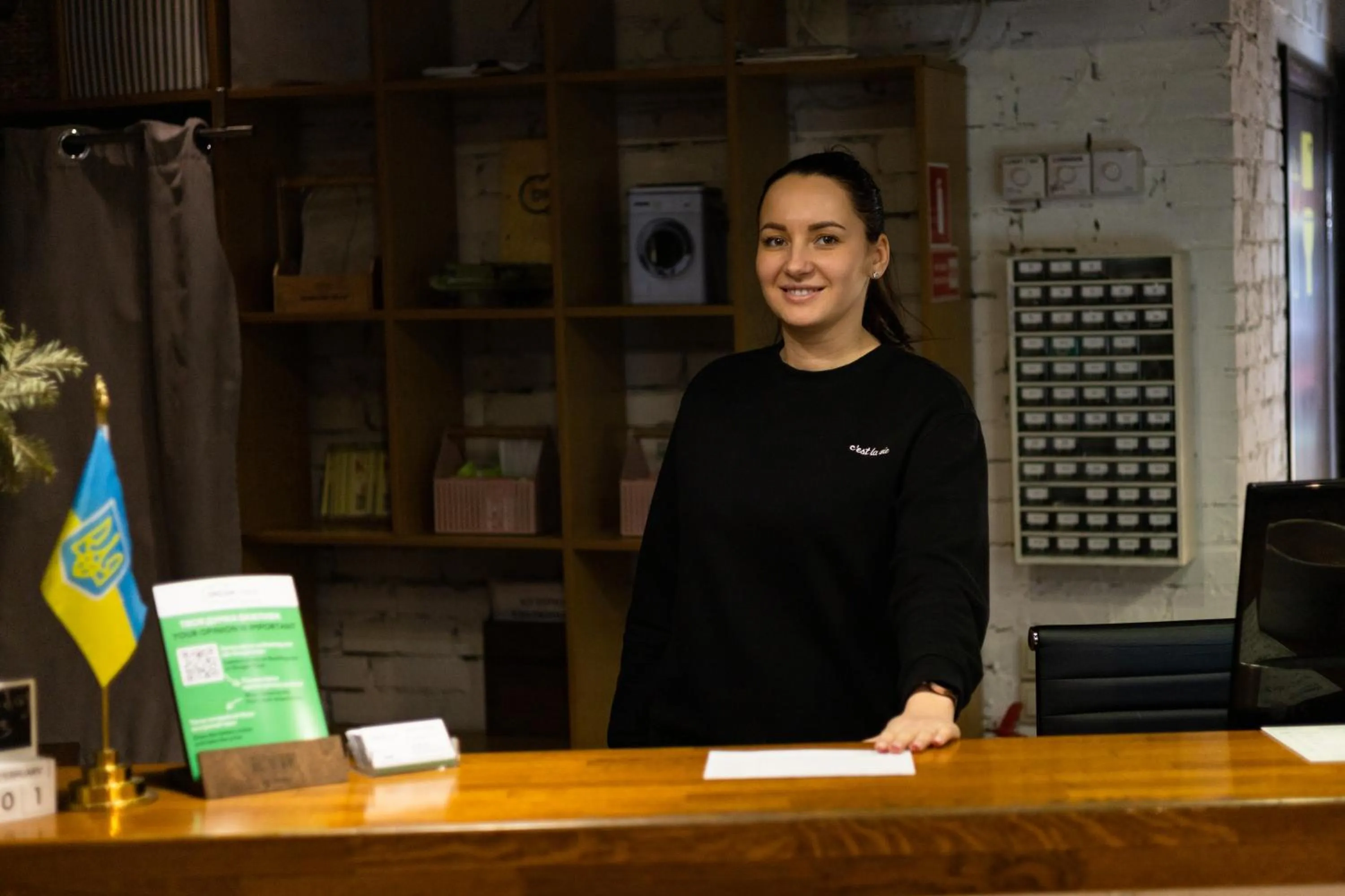 Lobby or reception in DREAM Hostel Kyiv