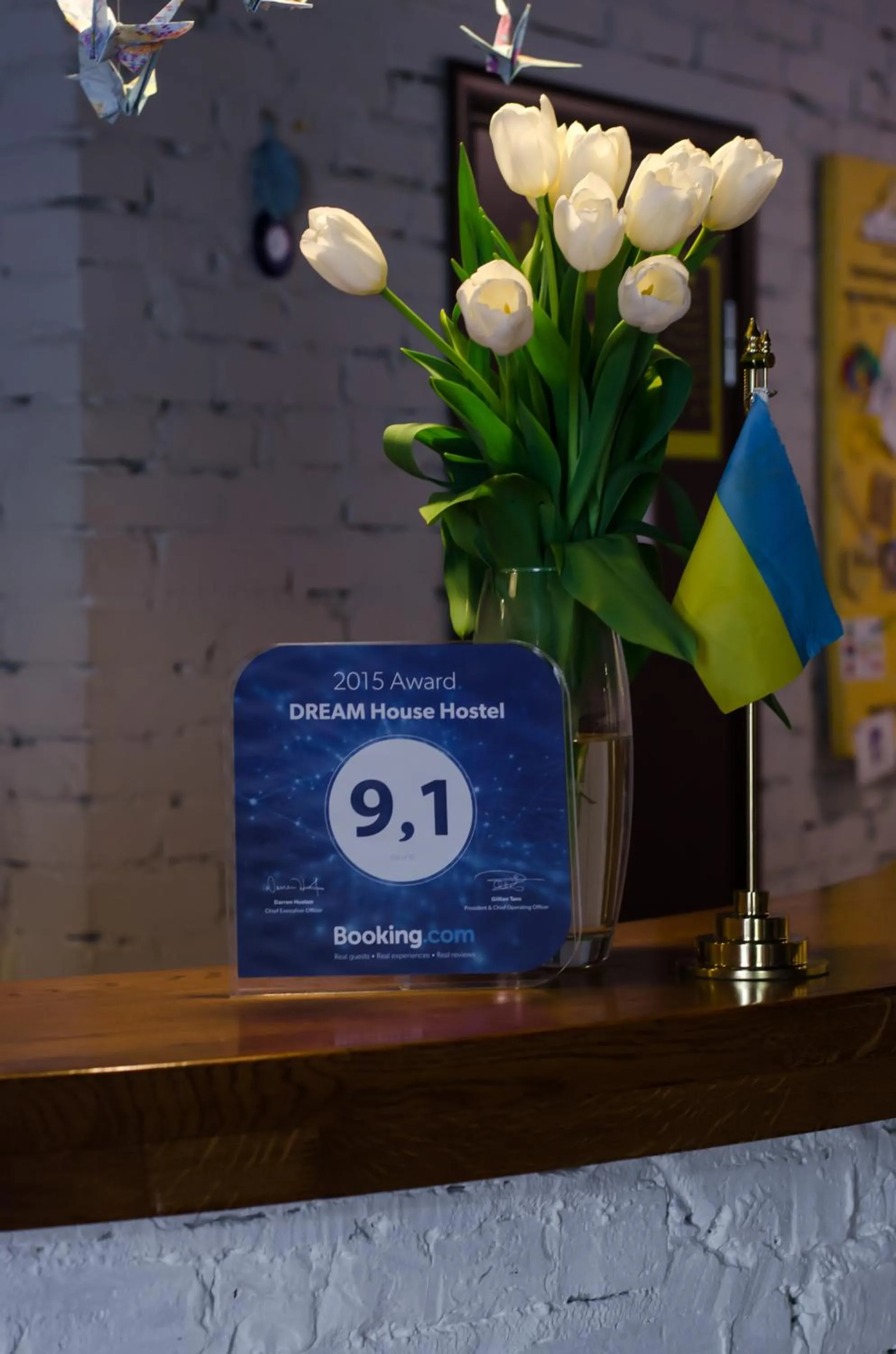 Certificate/Award in DREAM Hostel Kyiv