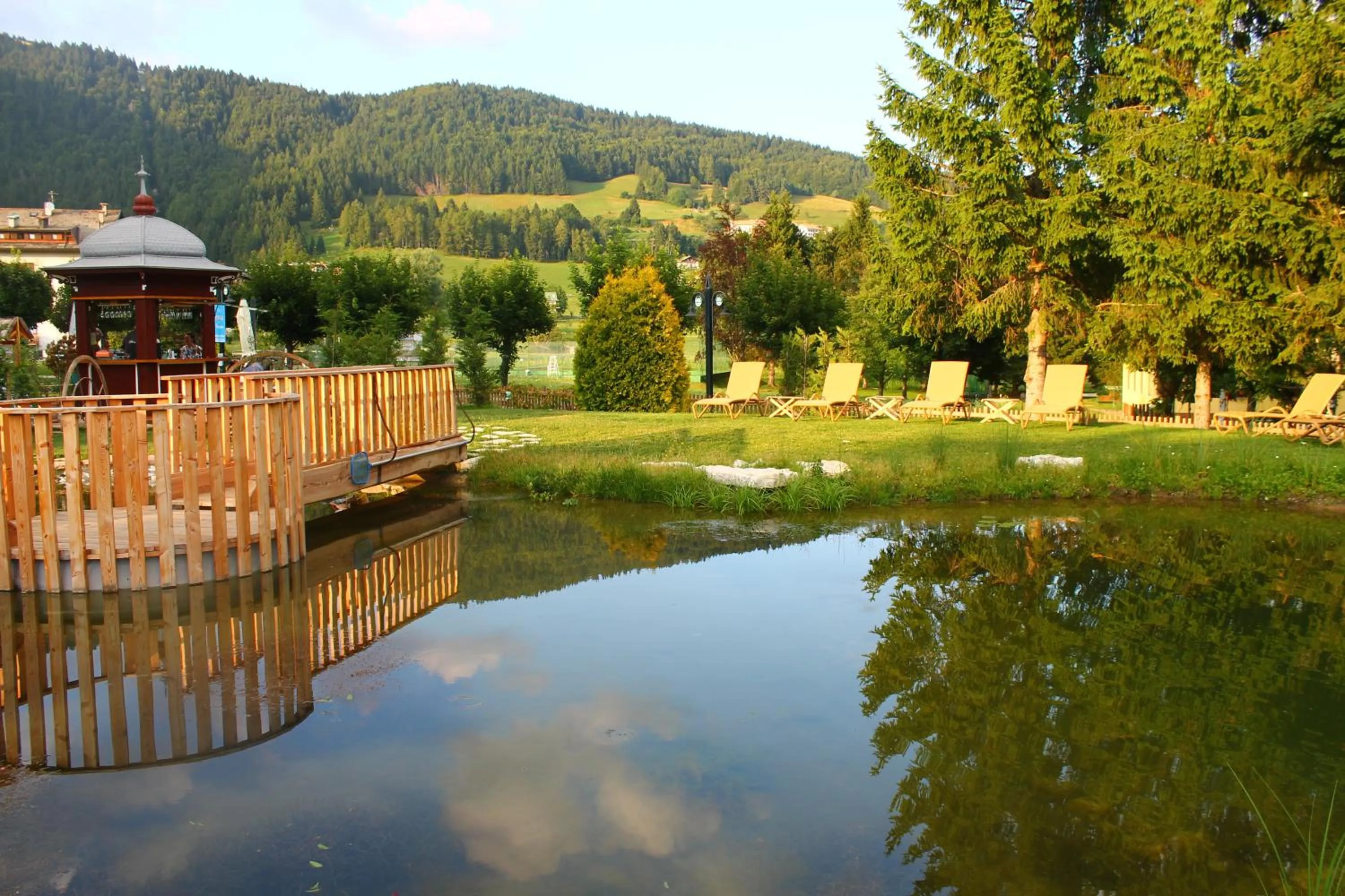 Garden in Alpen Hotel Eghel