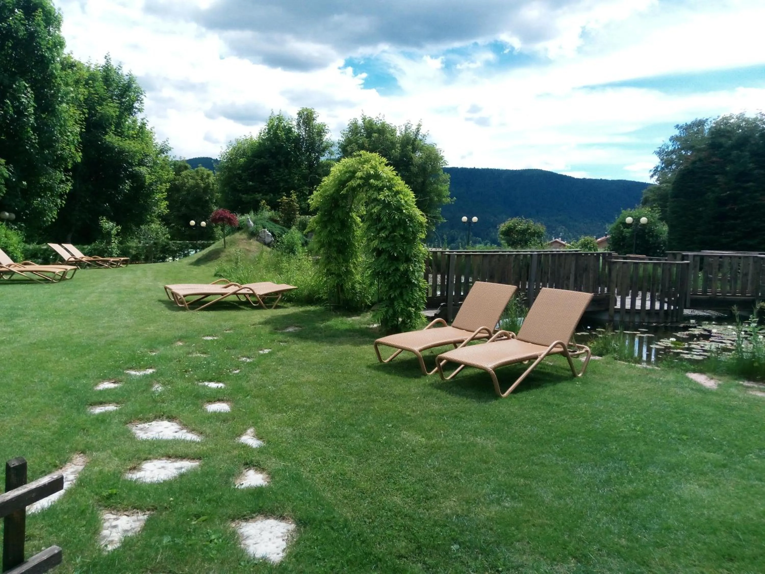 Garden in Alpen Hotel Eghel