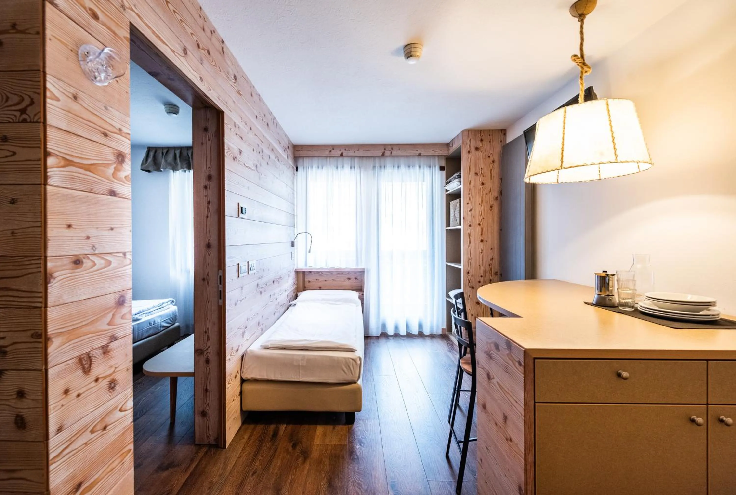 Photo of the whole room, Bed in Residence Antares