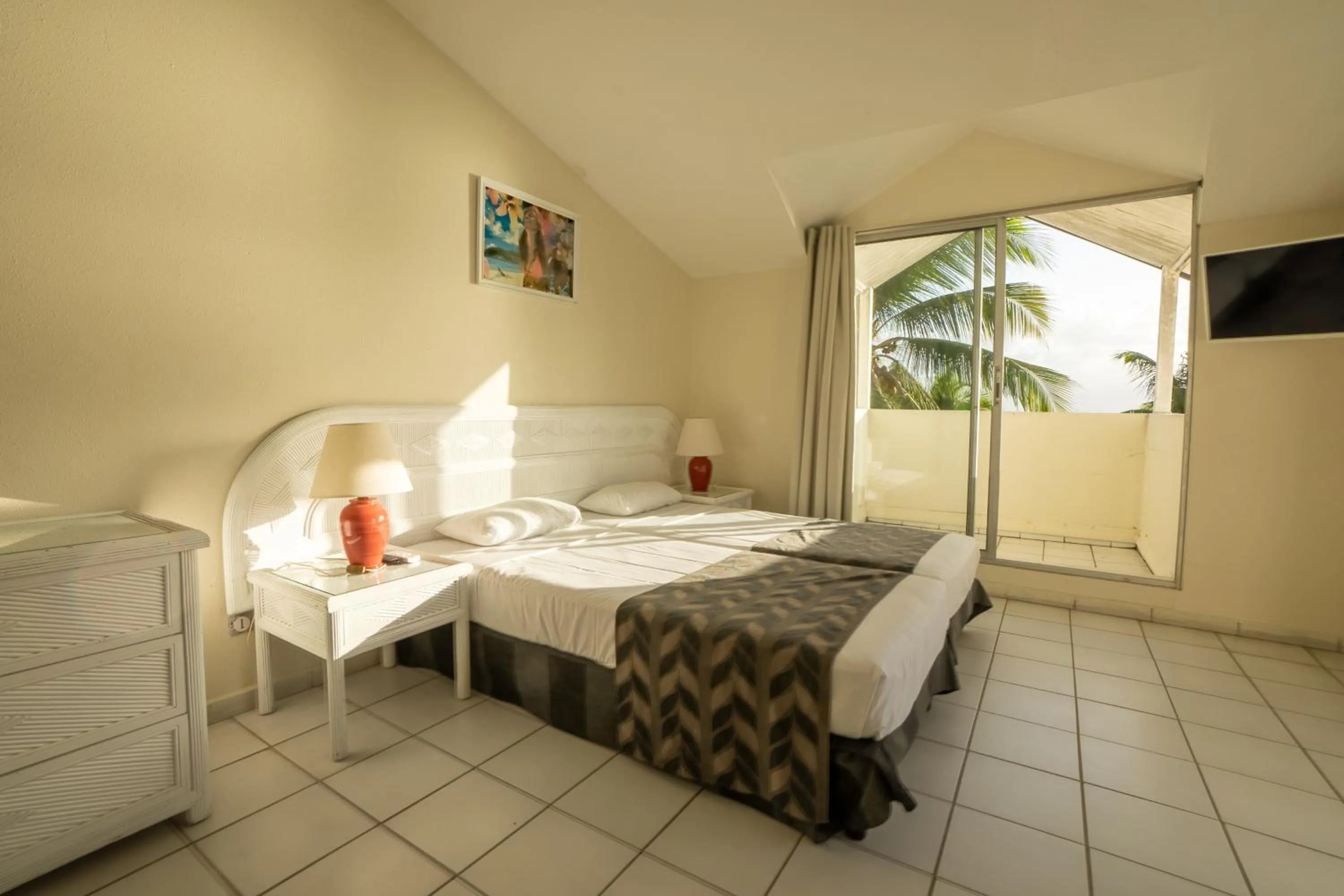 Bed in Canella Beach Hotel