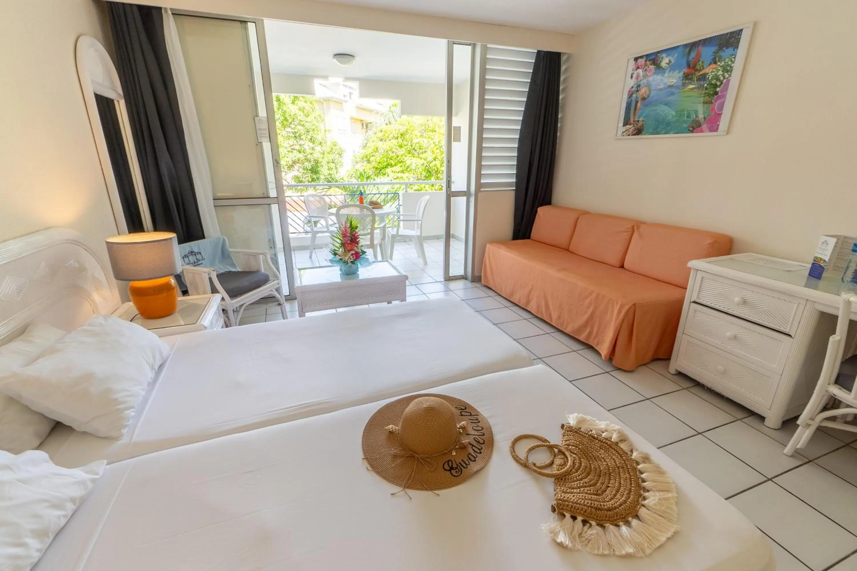 Bed in Canella Beach Hotel