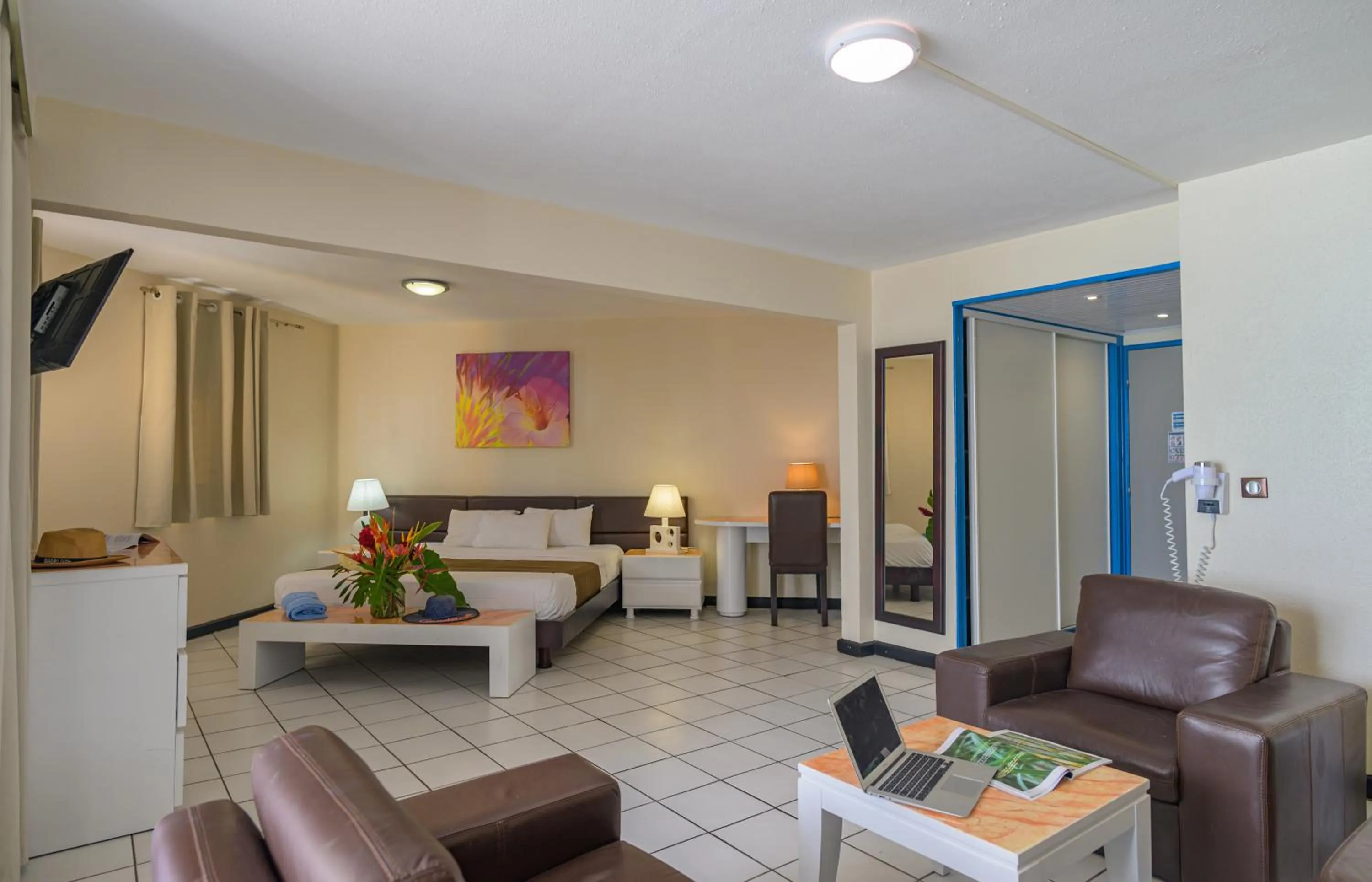 Bed in Canella Beach Hotel