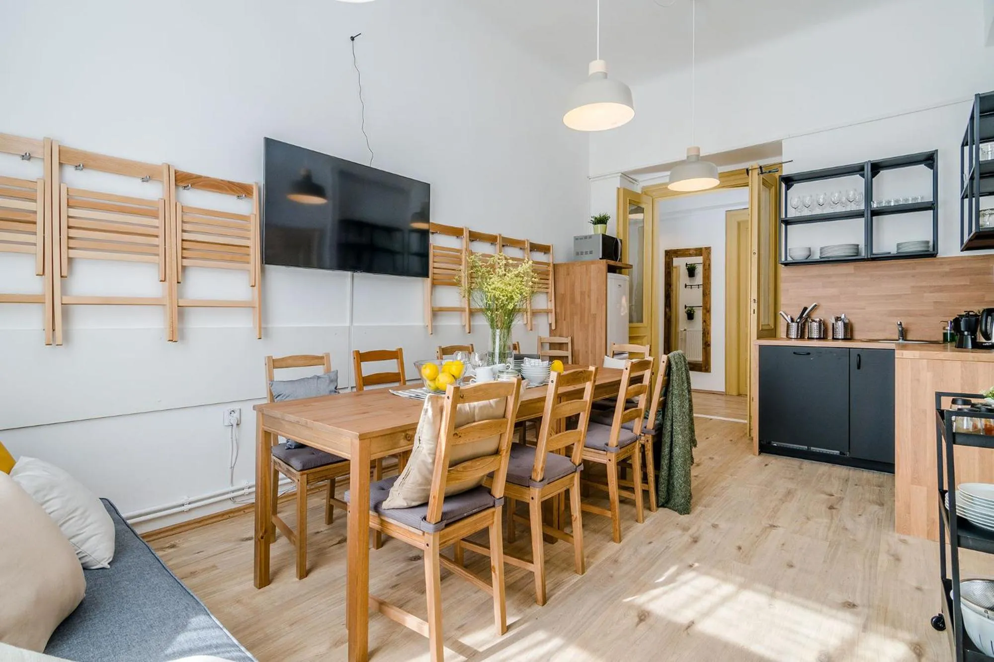 kitchen in Historic Centre Prague Apartments by Michal&Friends