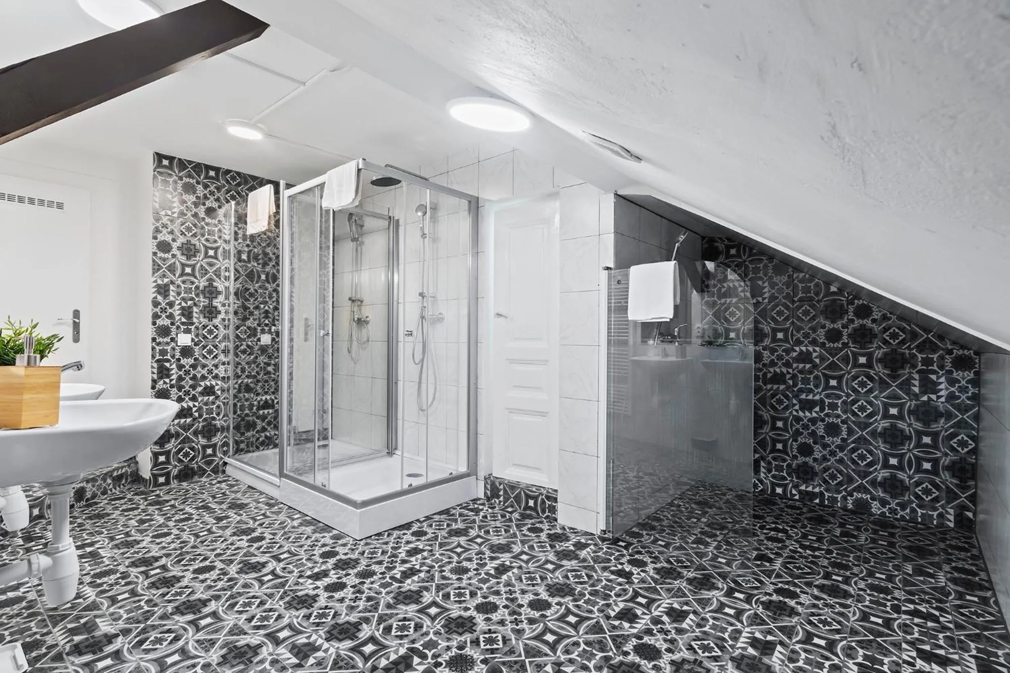 Shower in Historic Centre Prague Apartments by Michal&Friends
