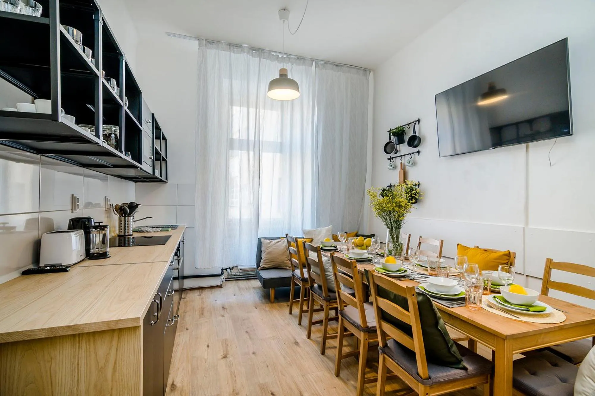 Kitchen or kitchenette in Historic Centre Prague Apartments by Michal&Friends