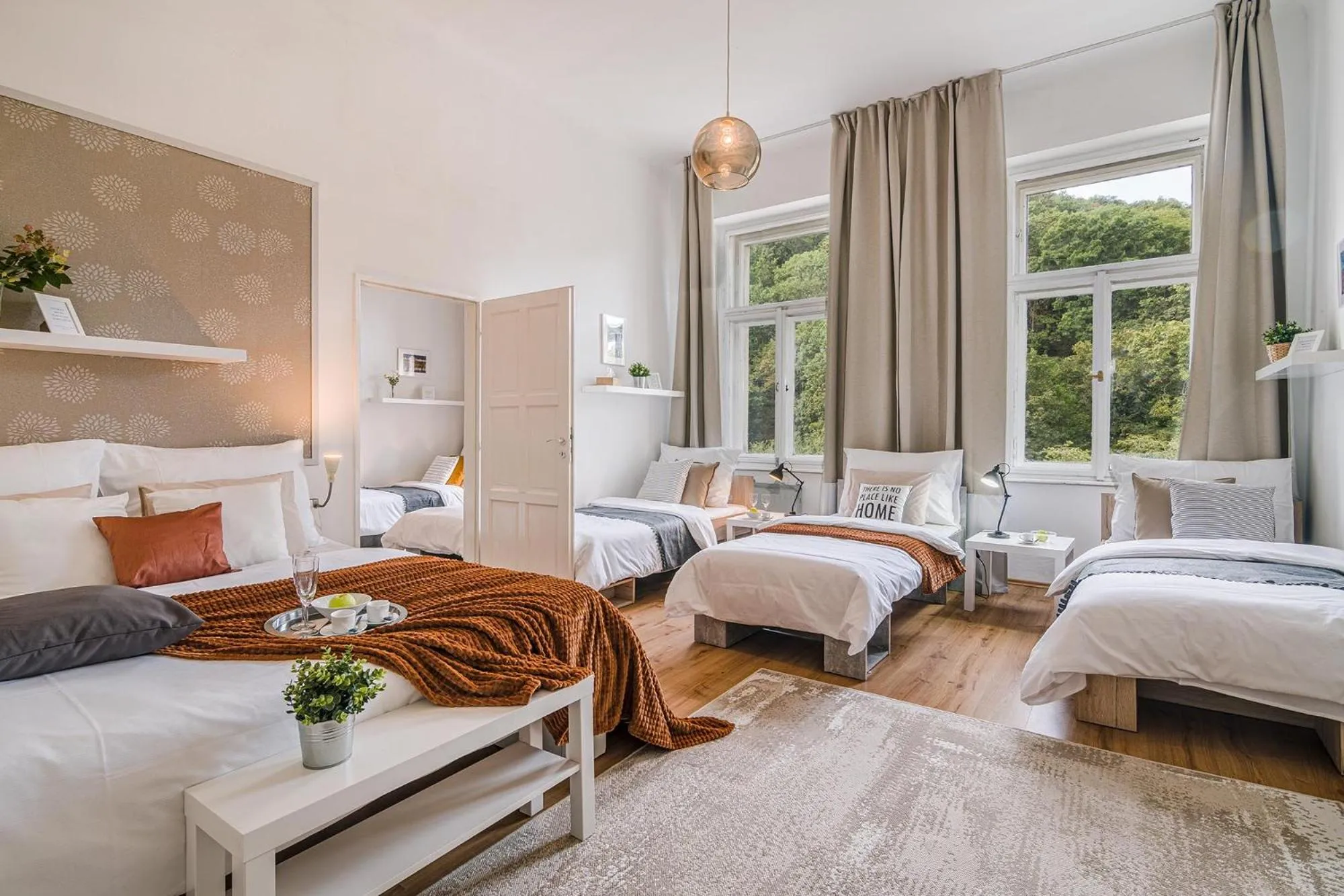 Bedroom, Bed in Historic Centre Prague Apartments by Michal&Friends