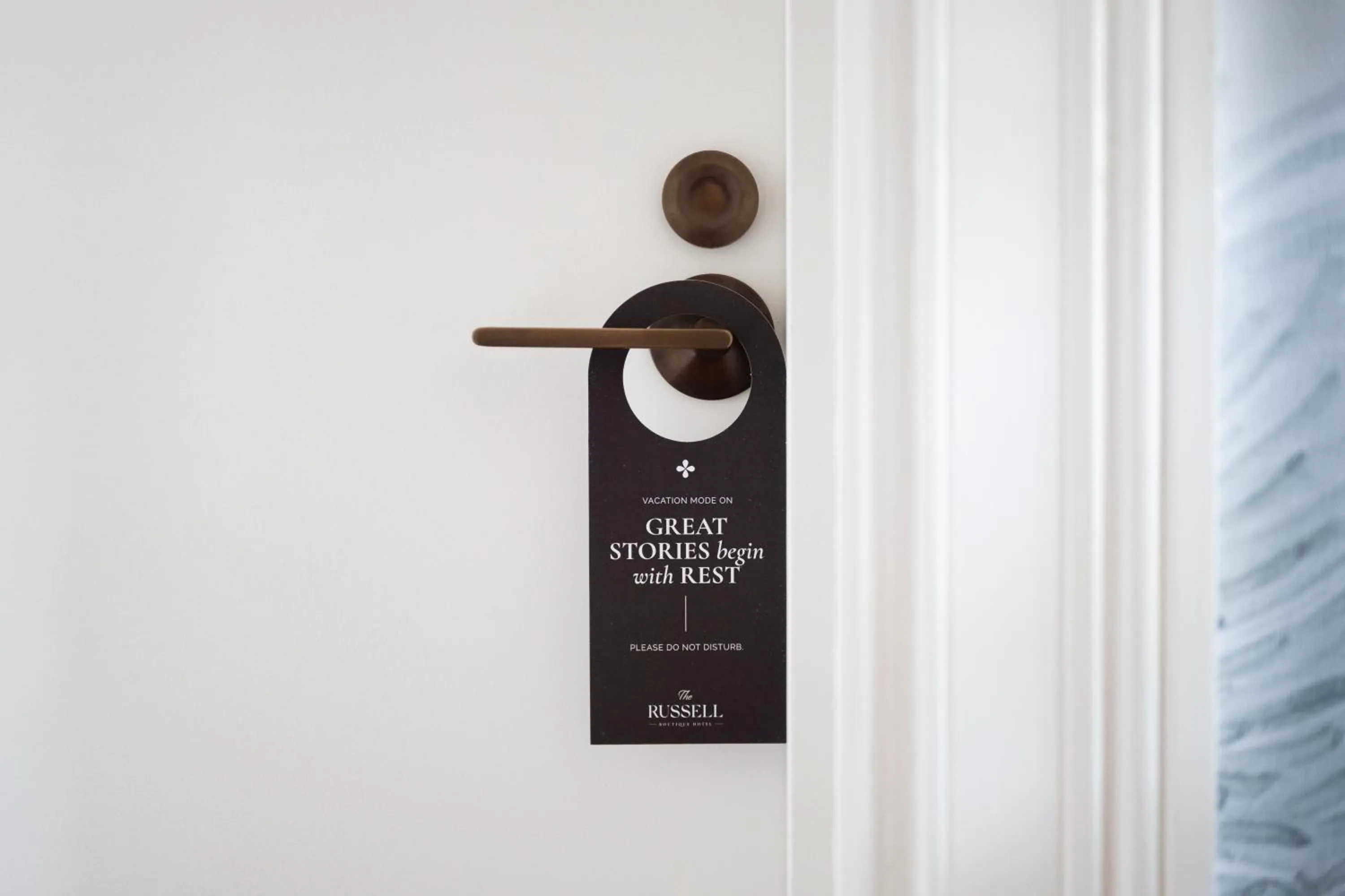 Property logo or sign in The Russell Boutique Hotel