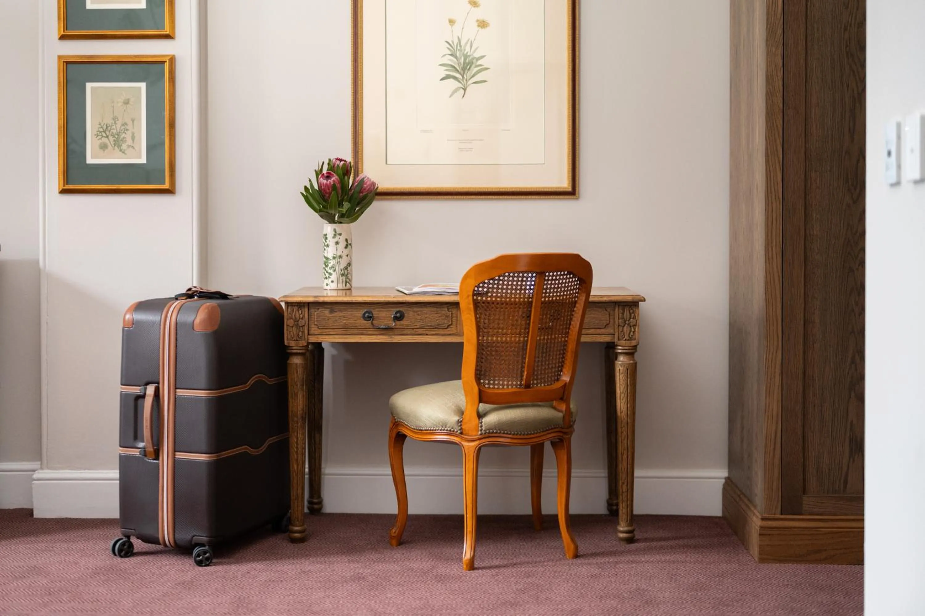 Seating area in The Russell Boutique Hotel