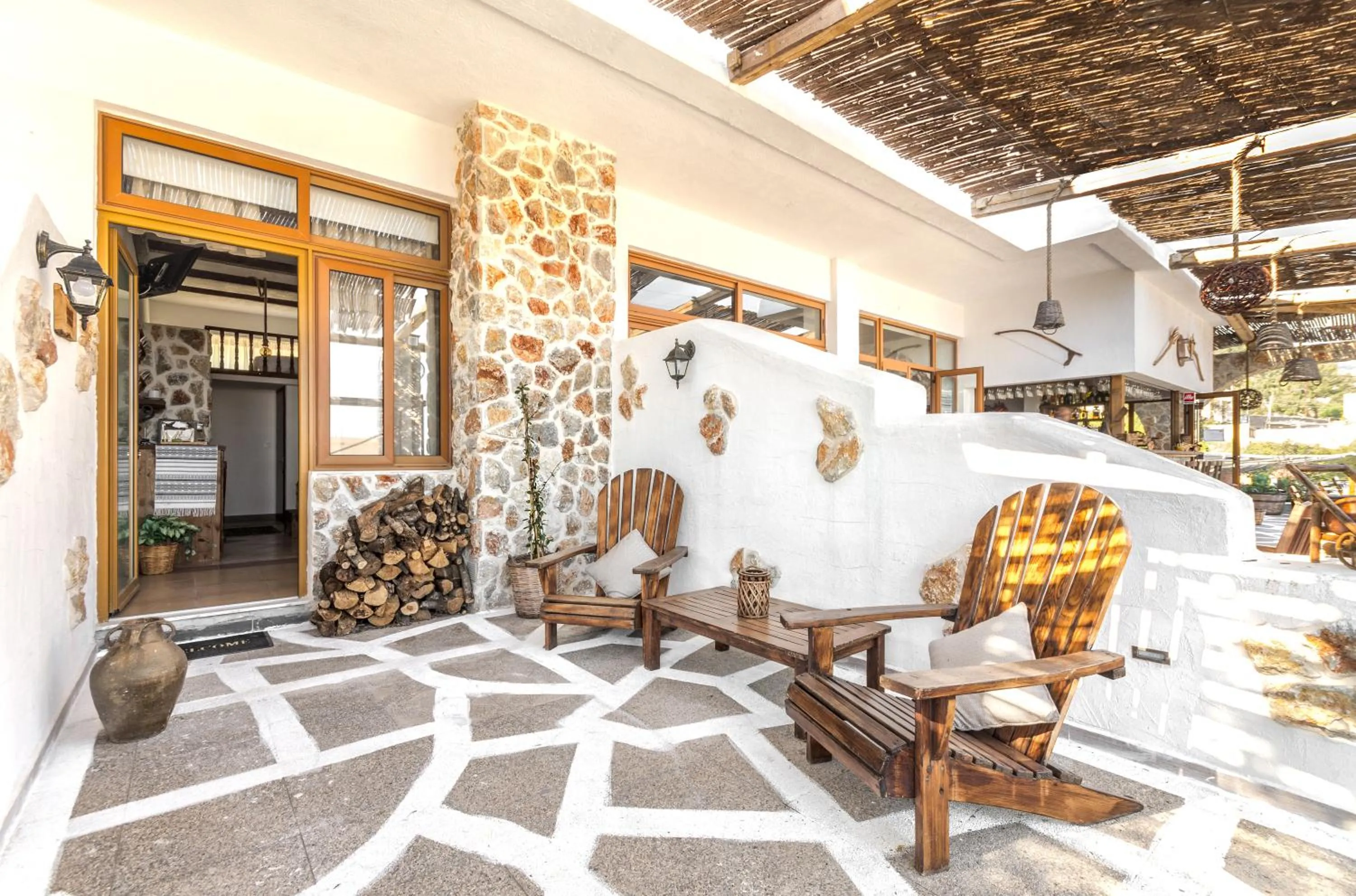 Seating area in Limeri Traditional Guest House