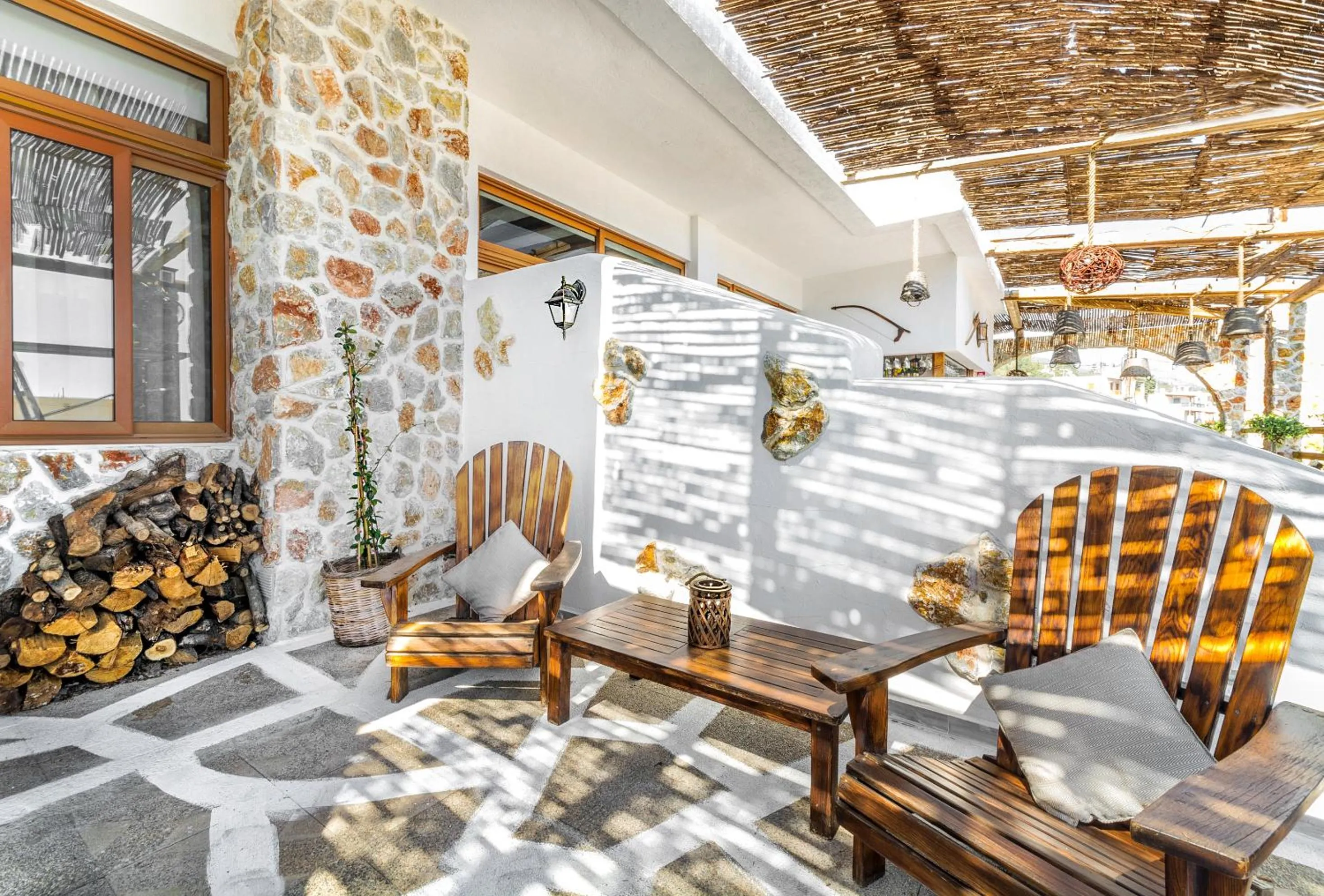 Patio in Limeri Traditional Guest House