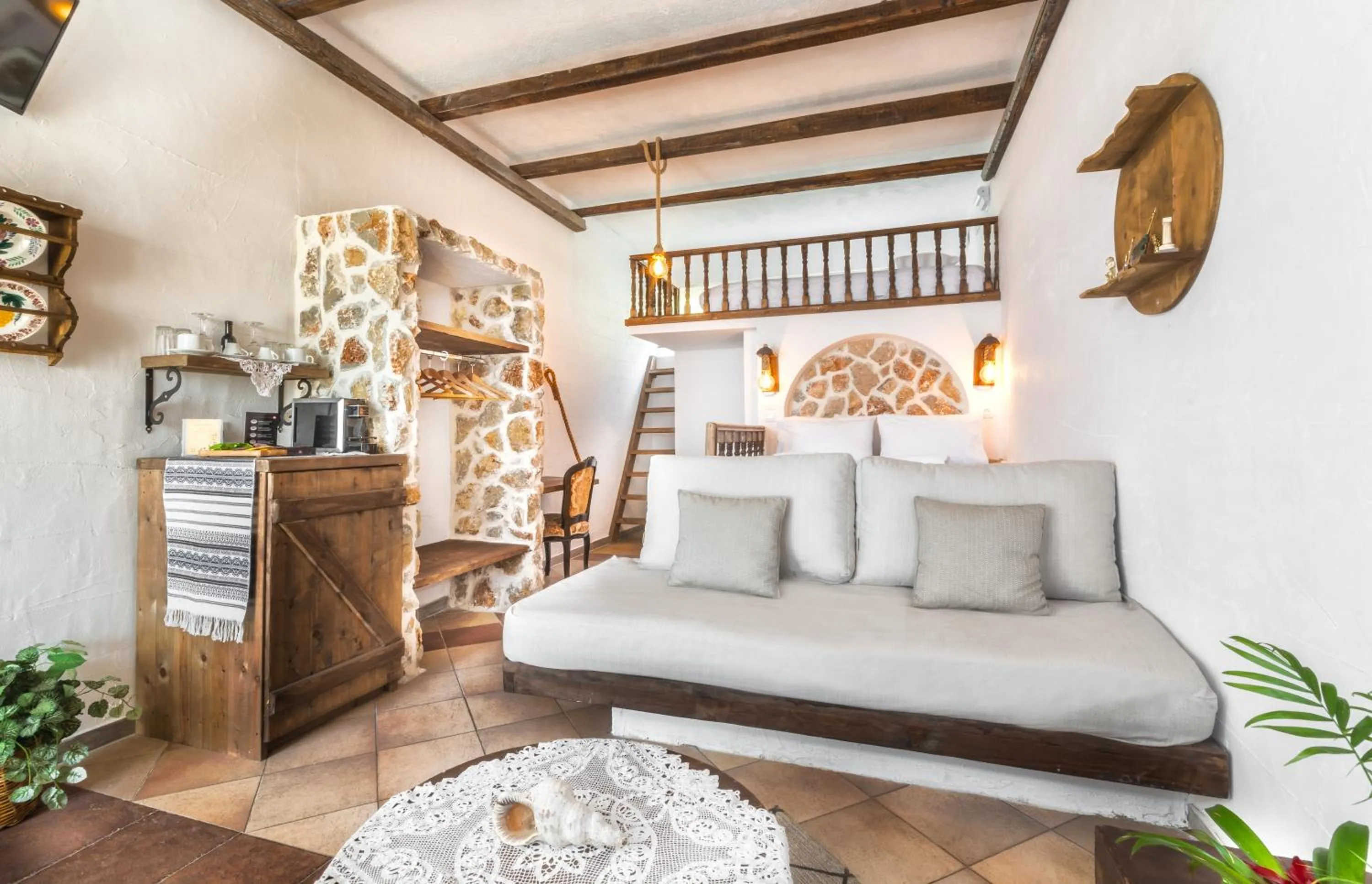 Living room in Limeri Traditional Guest House