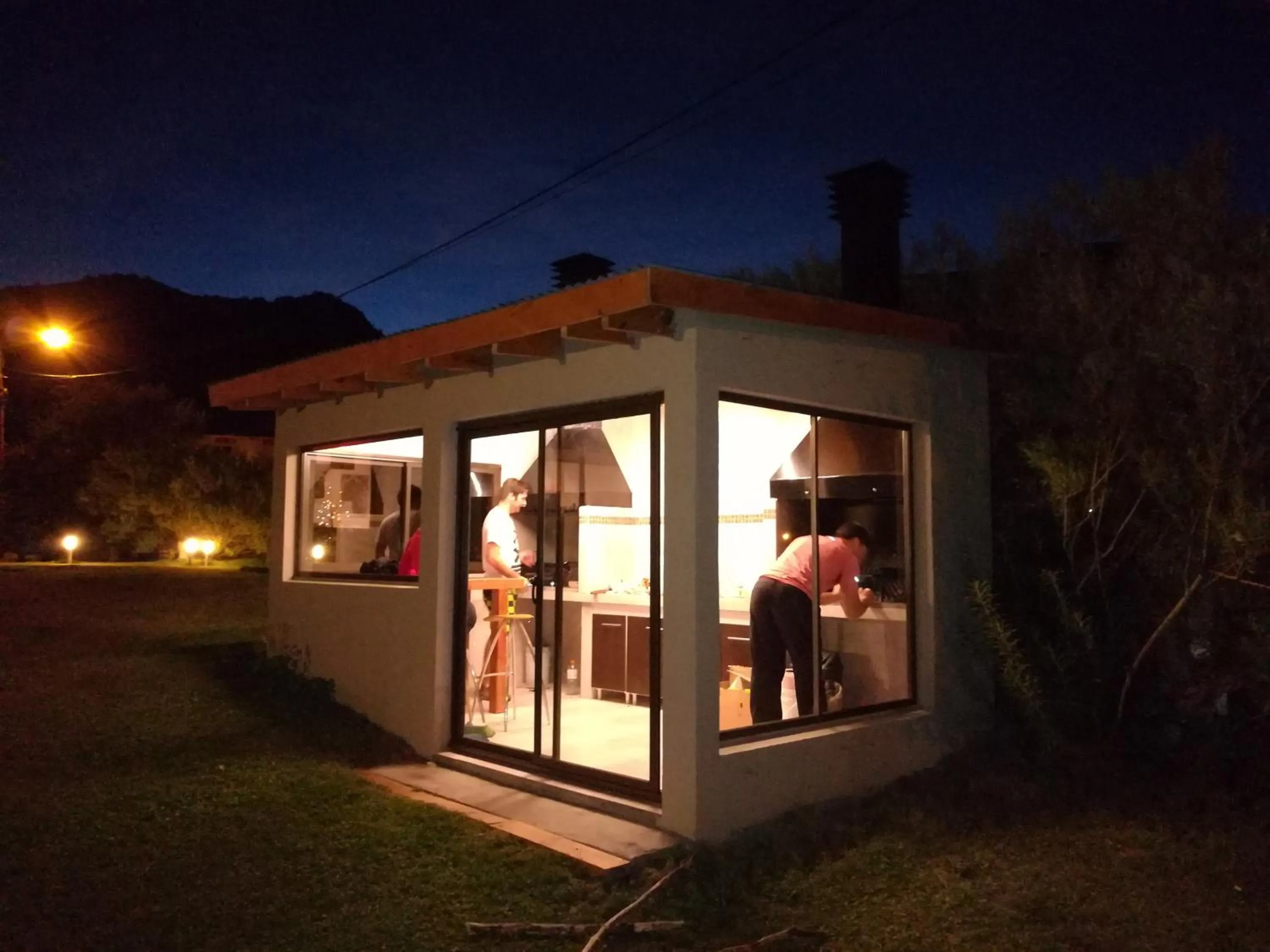 BBQ facilities in Posada y Cabañas El Barranco