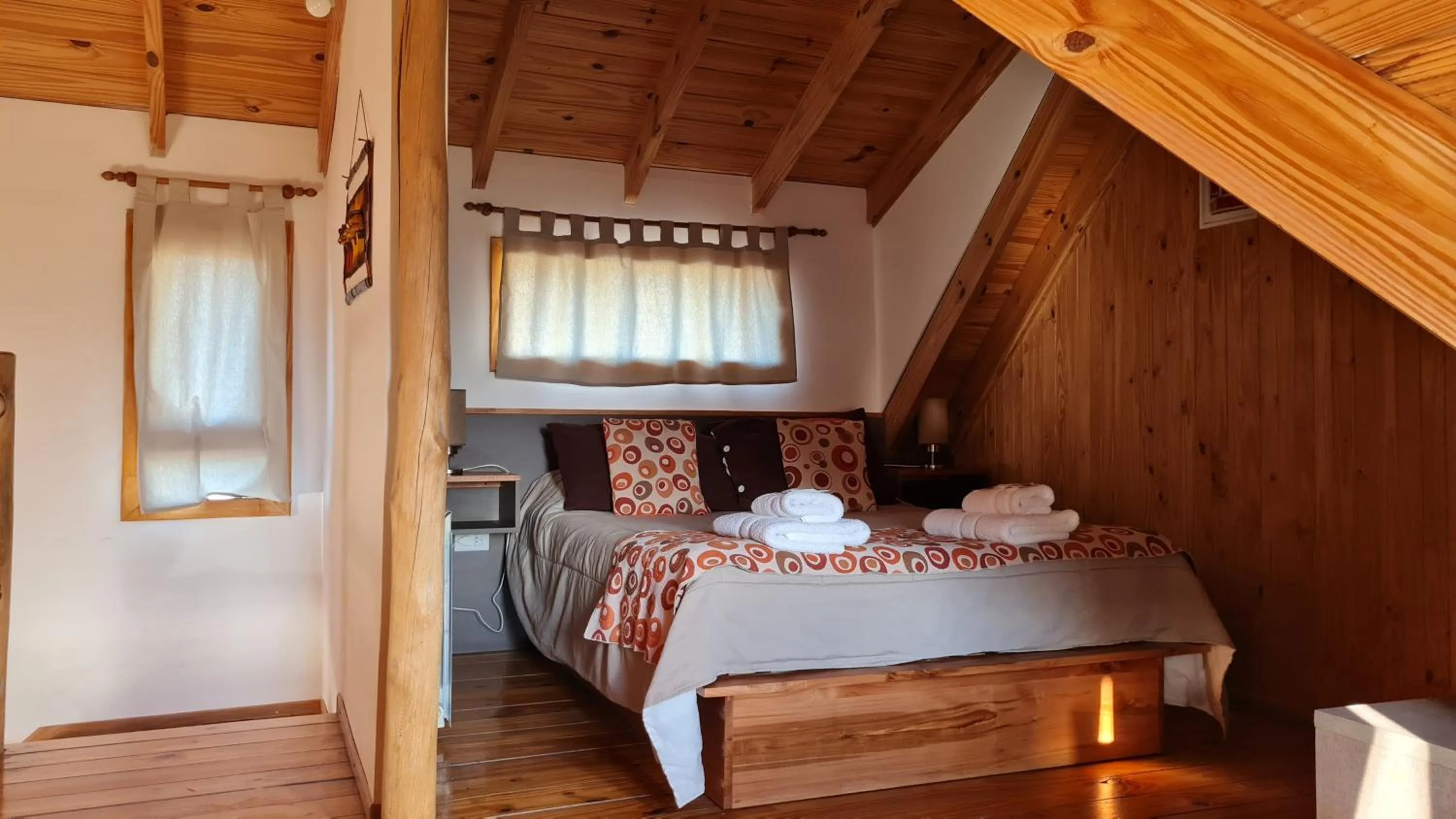 Bed in Posada y Cabañas El Barranco