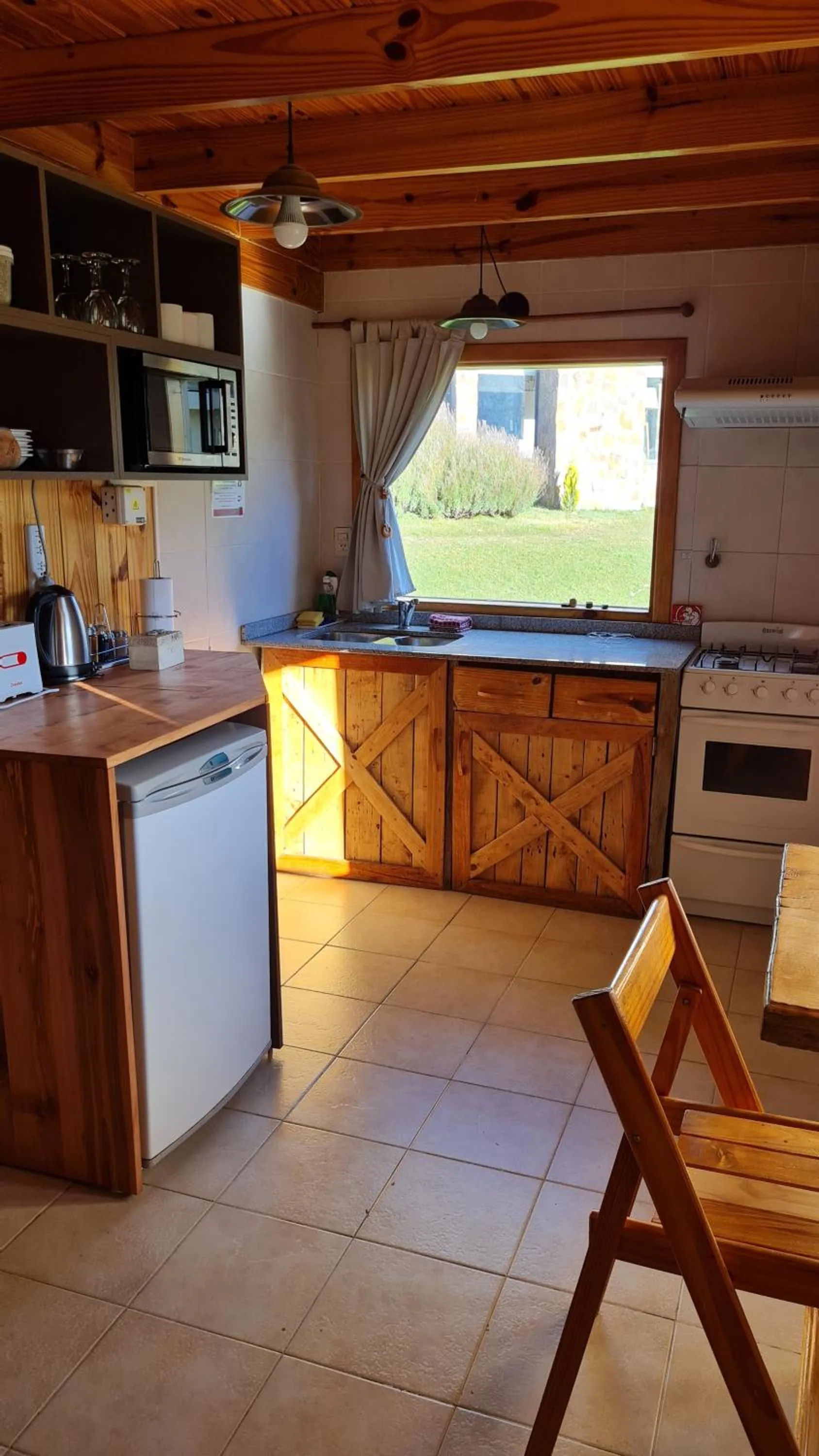 kitchen in Posada y Cabañas El Barranco