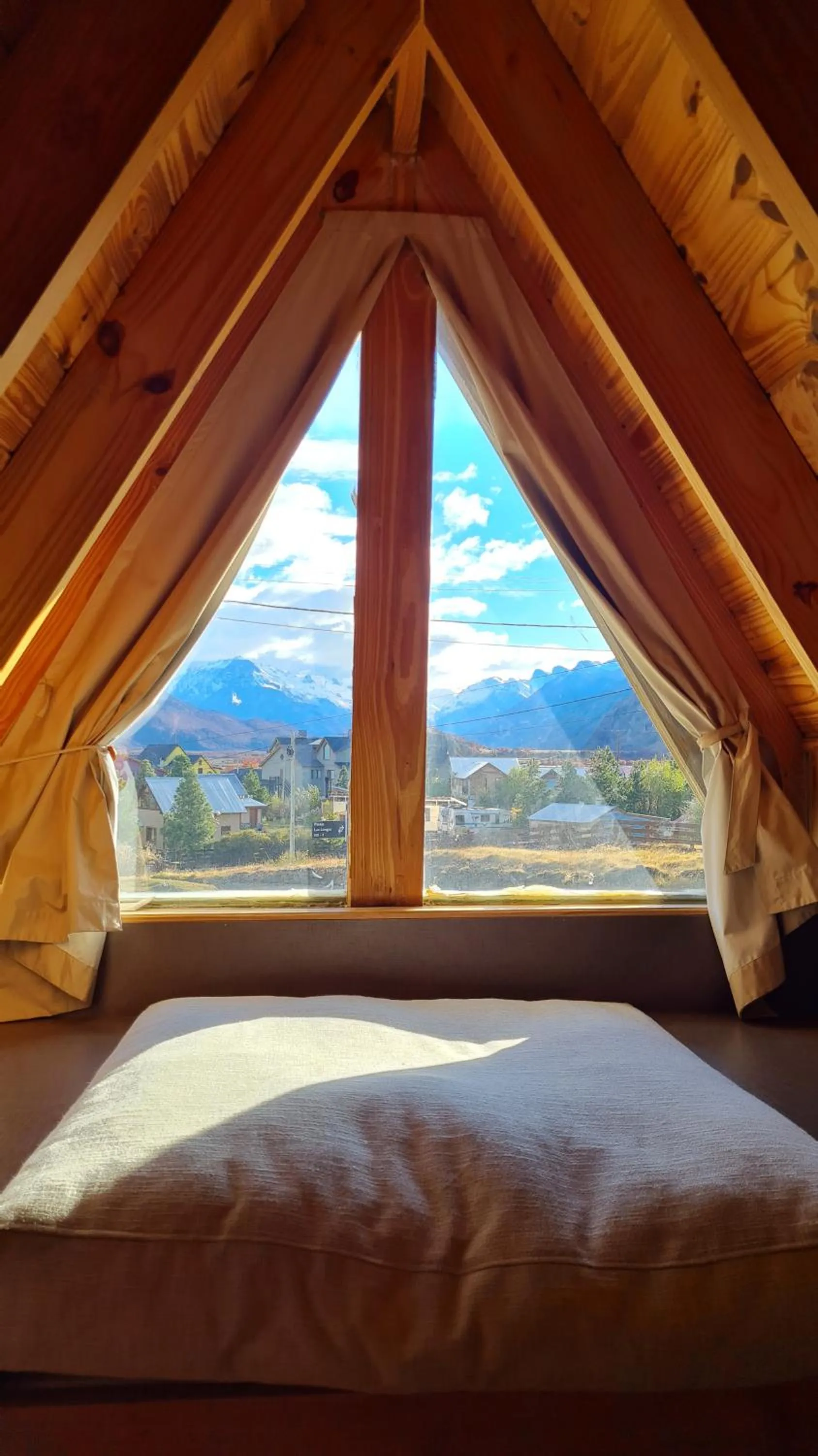 Mountain view, Bed in Posada y Cabañas El Barranco