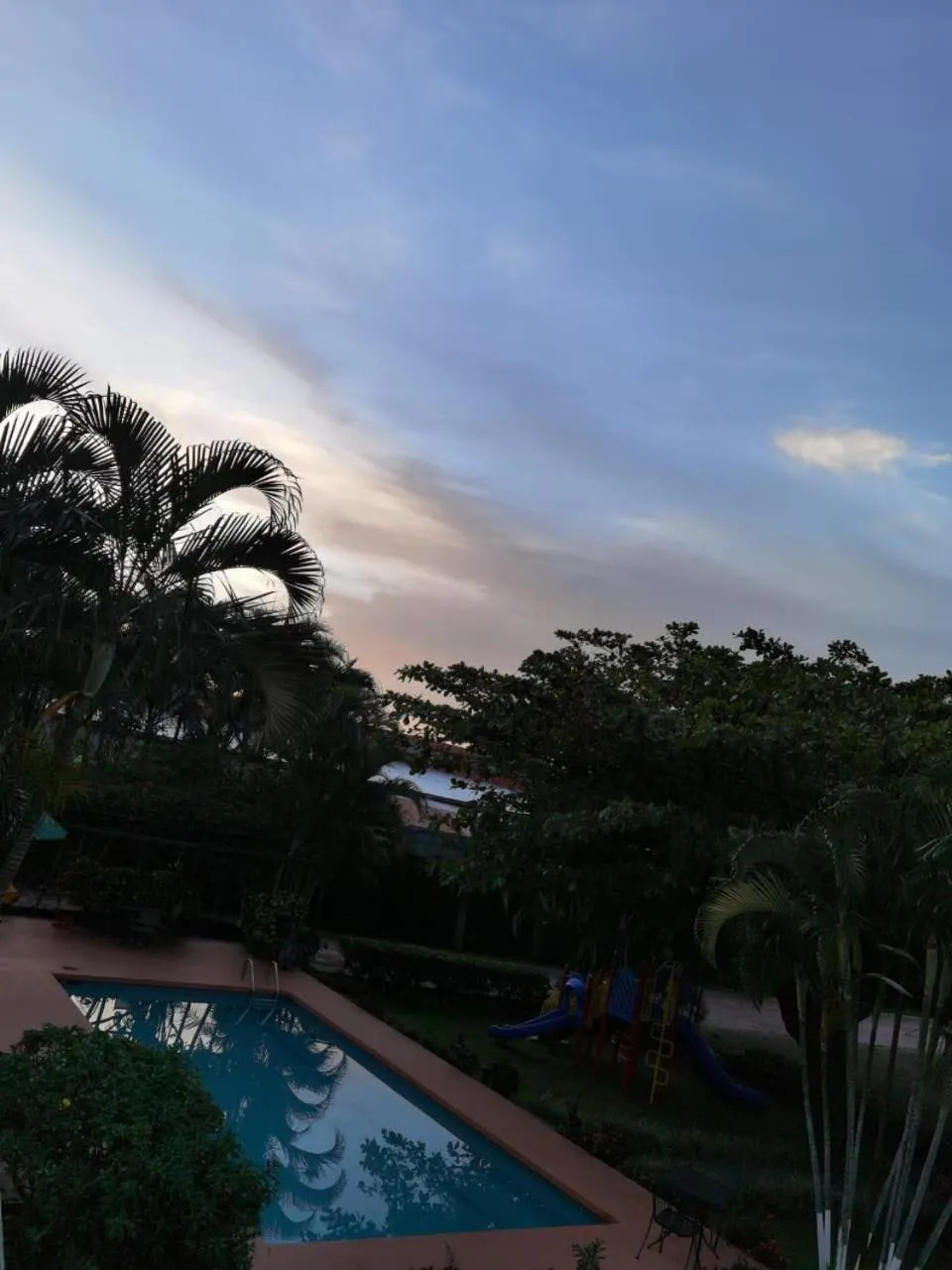 Pool view in Hotel Bristol Aeropuerto