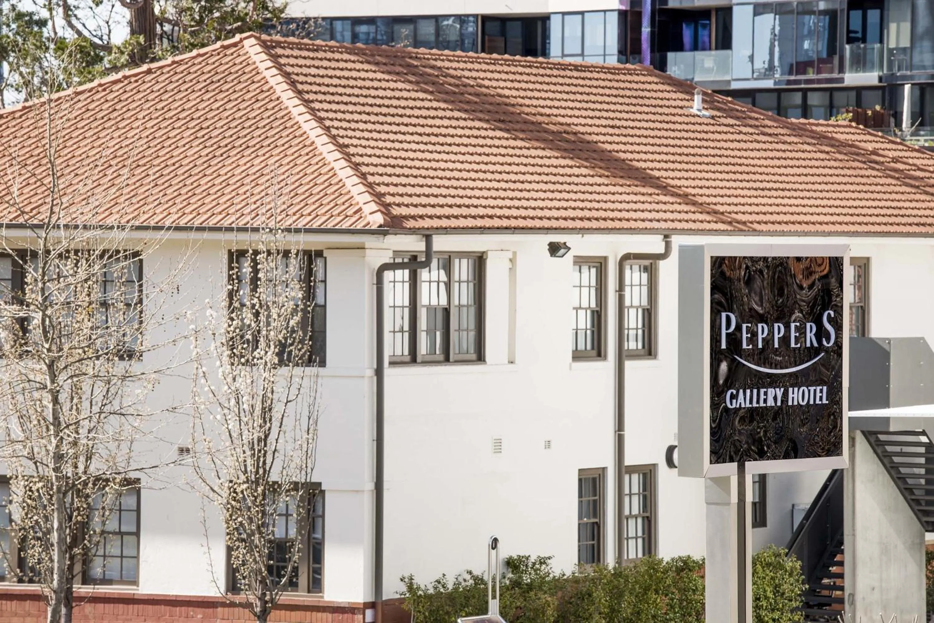 Facade/entrance in Peppers Gallery Hotel