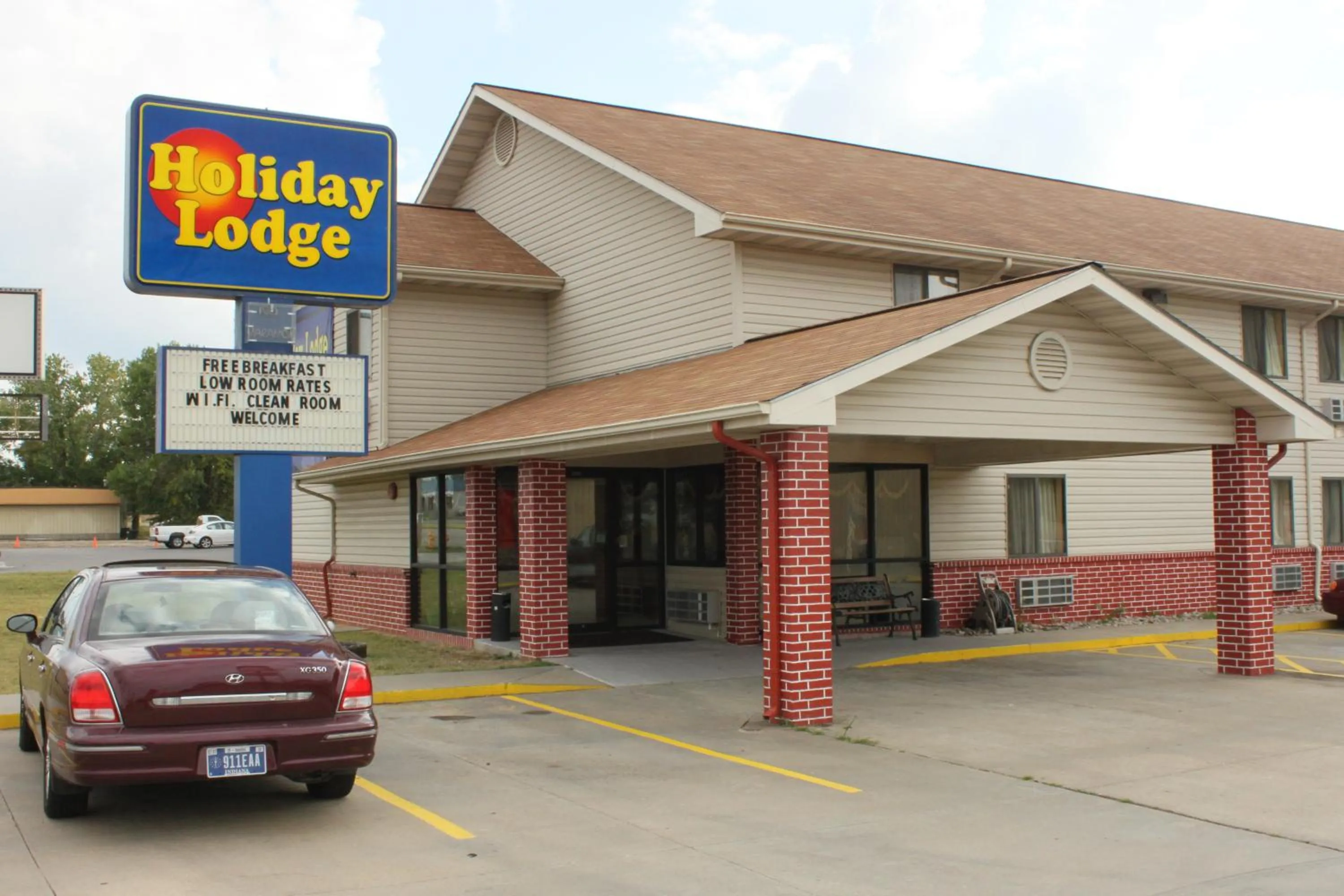 Facade/entrance in Holiday Lodge