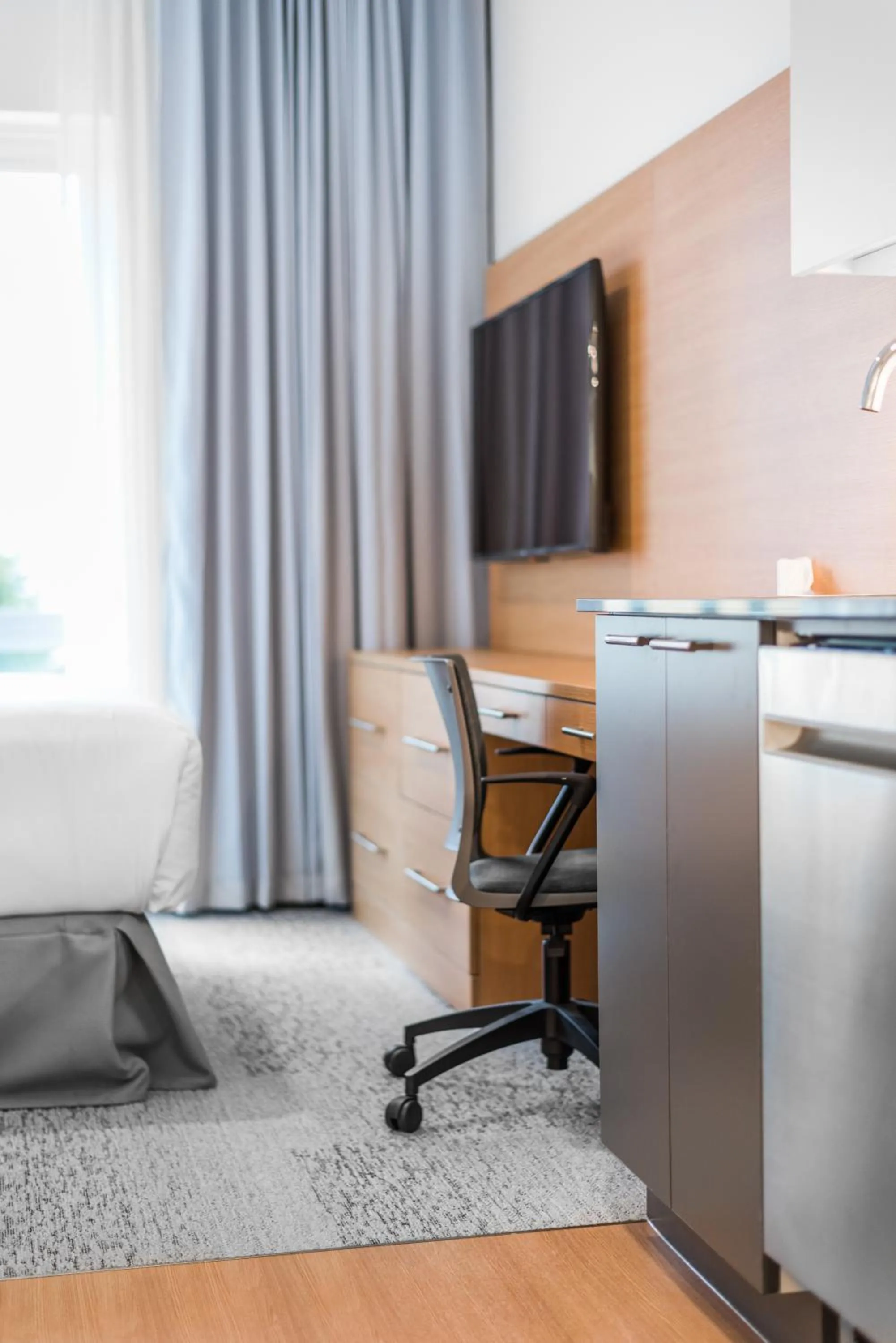 TV and multimedia in West Coast Suites at UBC