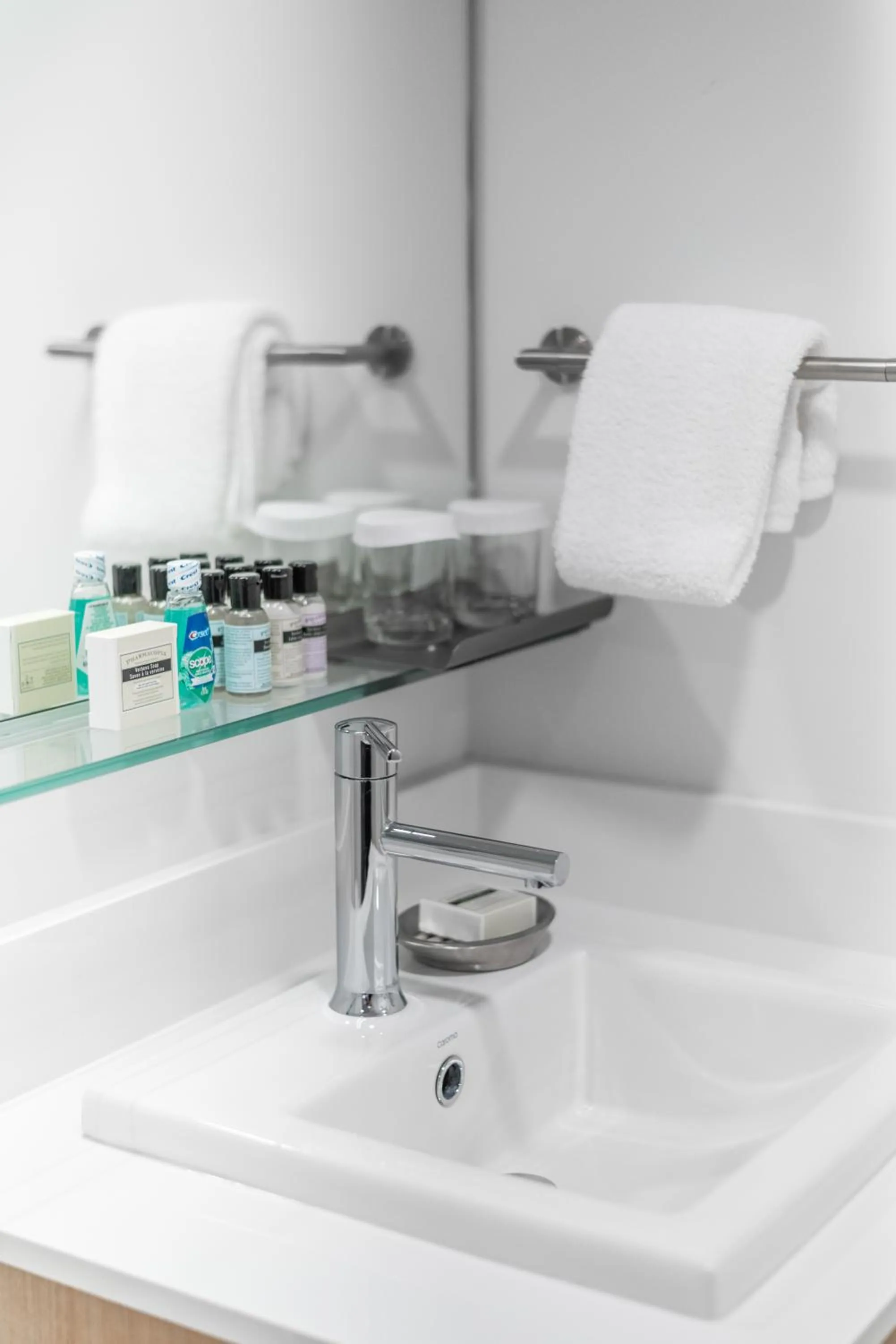 Bathroom in West Coast Suites at UBC