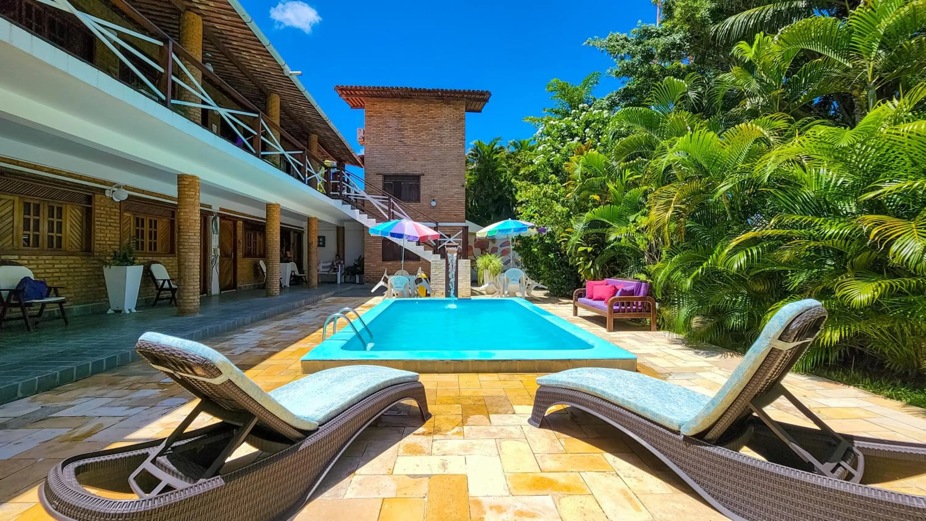 Swimming pool in Pousada Lua Cheia