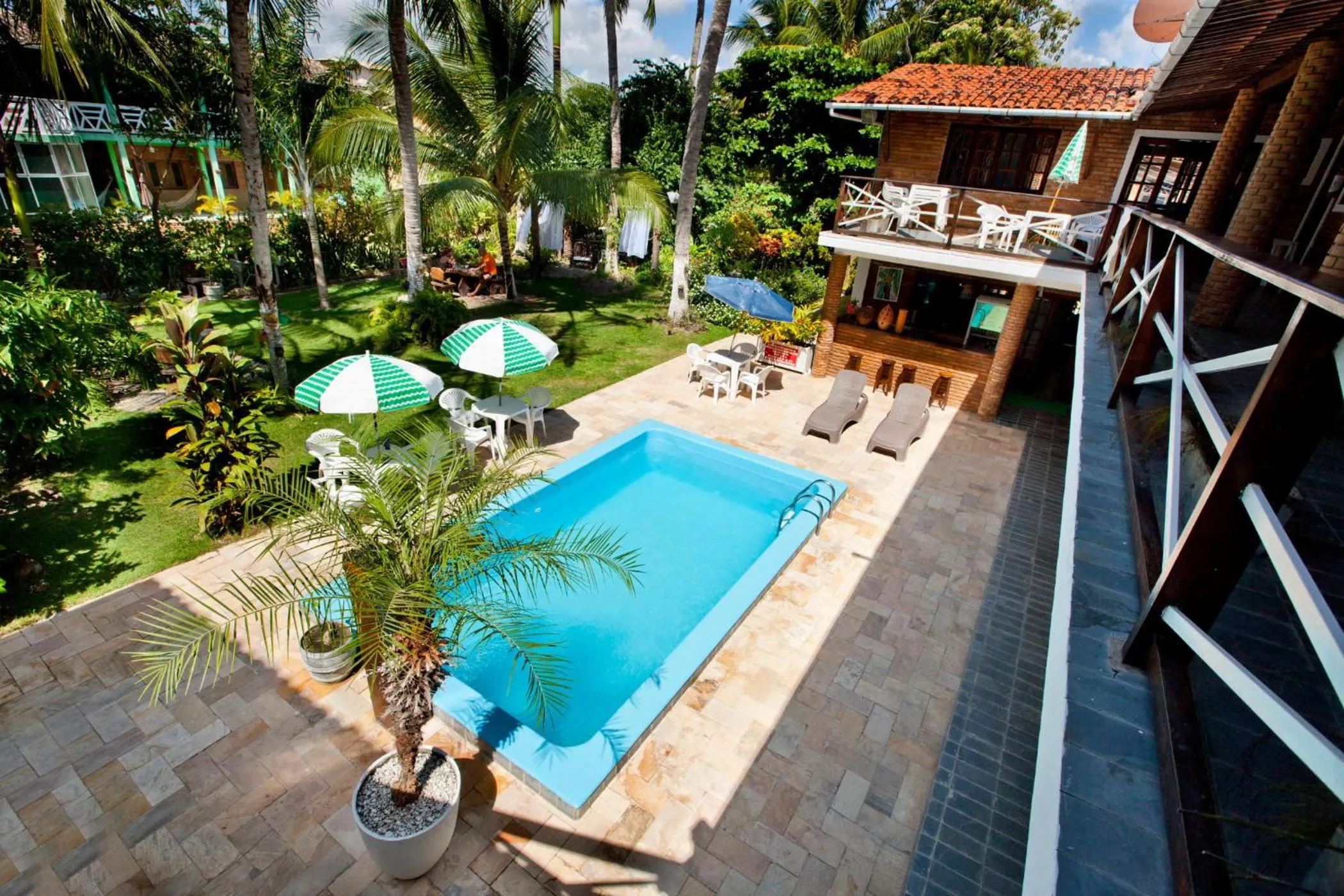 Bird's eye view in Pousada Lua Cheia