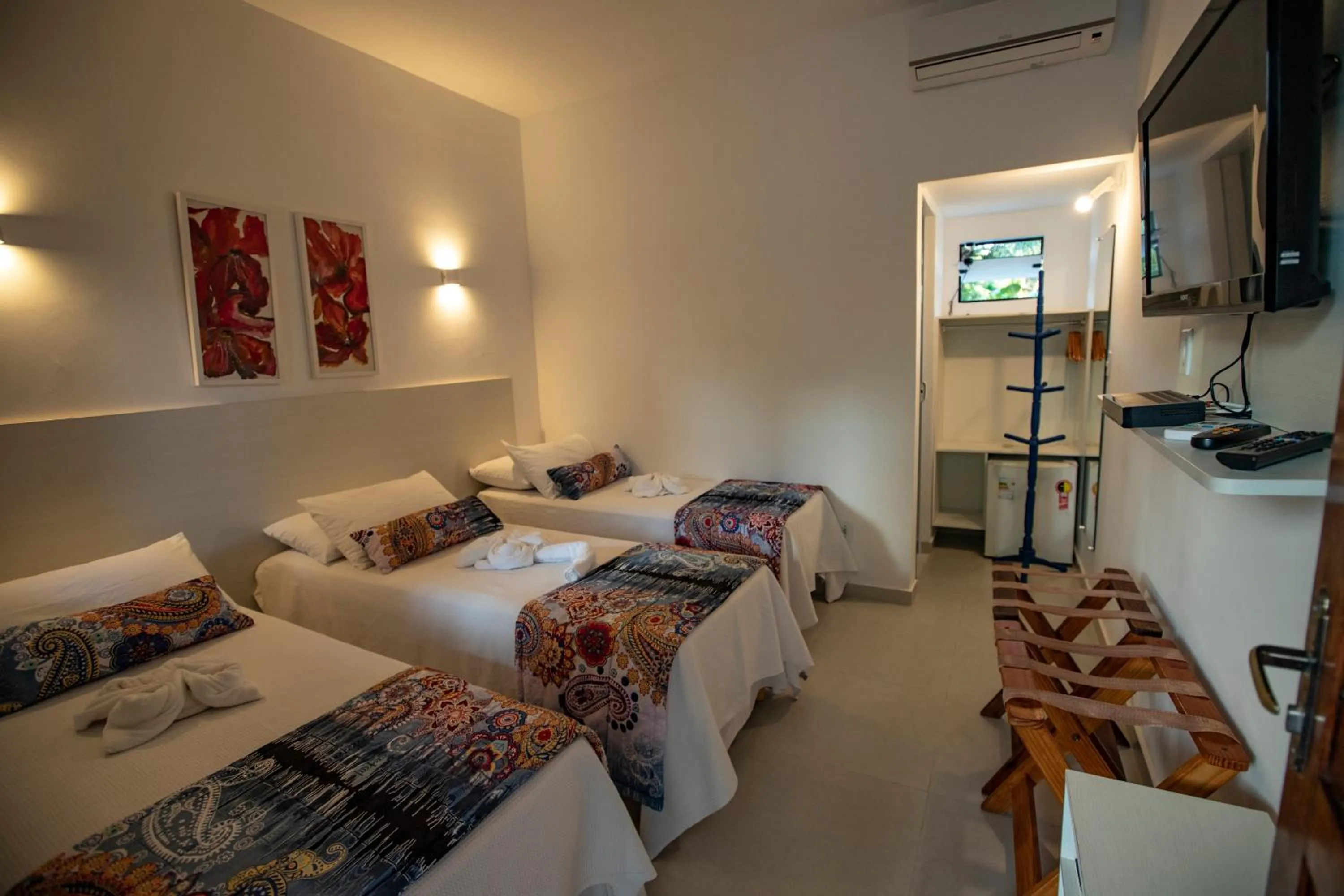 Bedroom, Bed in Pousada Lua Cheia