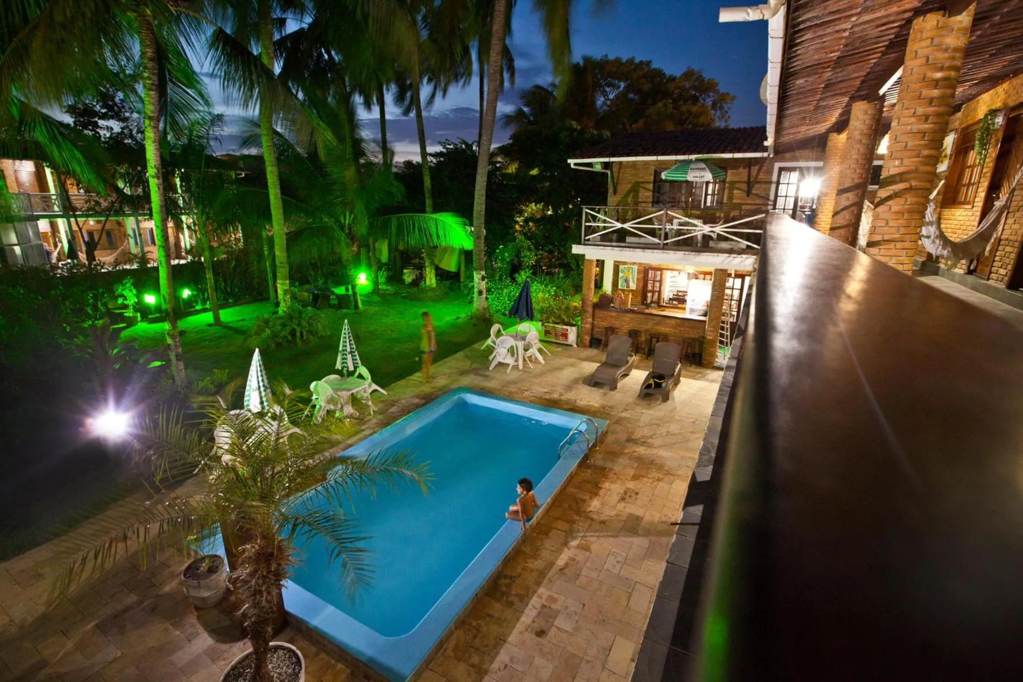 Balcony/Terrace in Pousada Lua Cheia