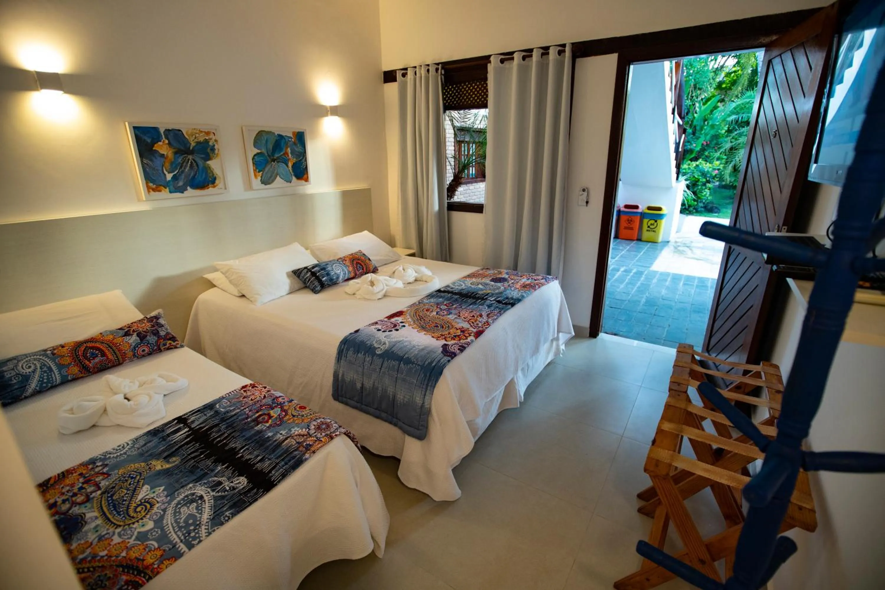 Bedroom, Bed in Pousada Lua Cheia