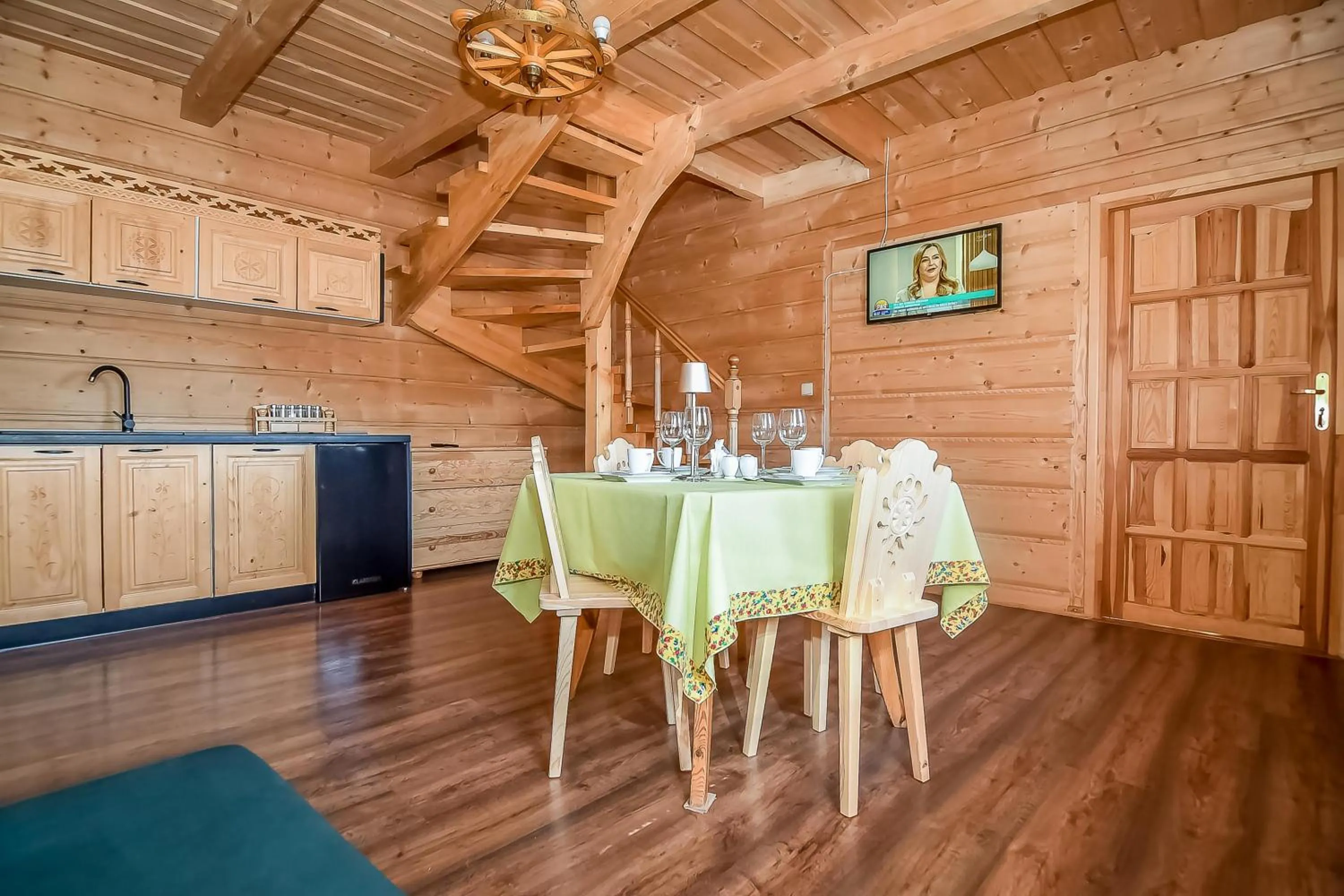 Kitchen or kitchenette in Zajazd Teremulka